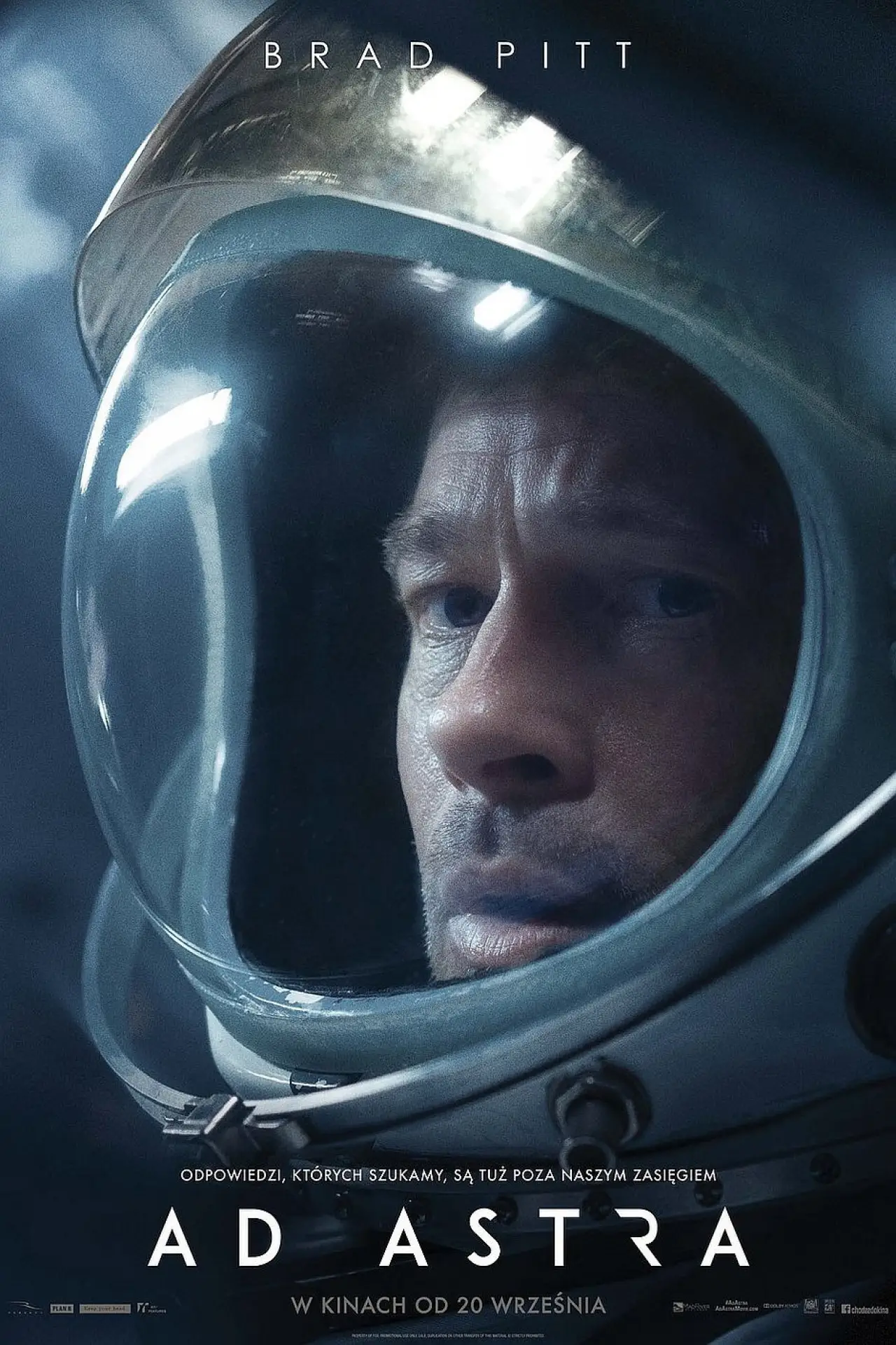 Plakat filmowy "Ad Astra"
