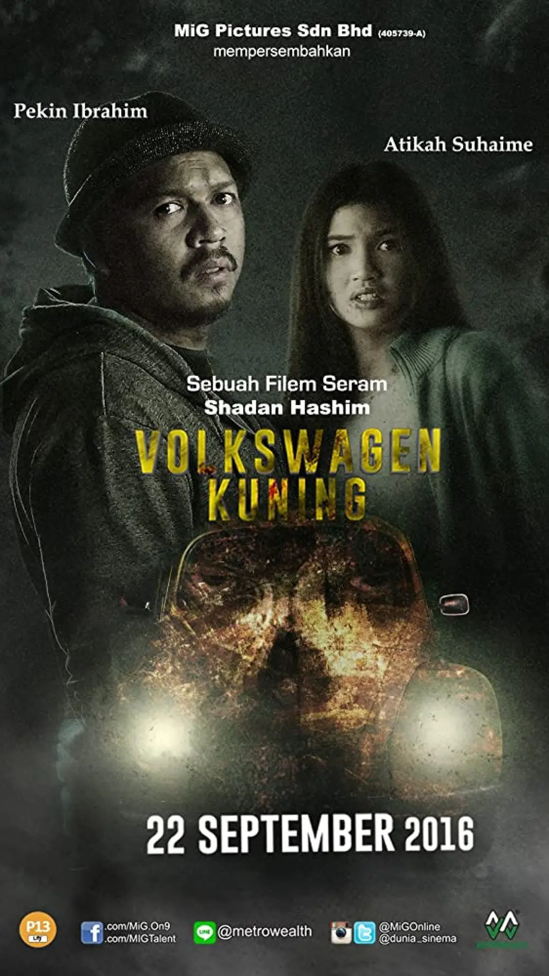 Plakat filmowy "Volkswagen Kuning"