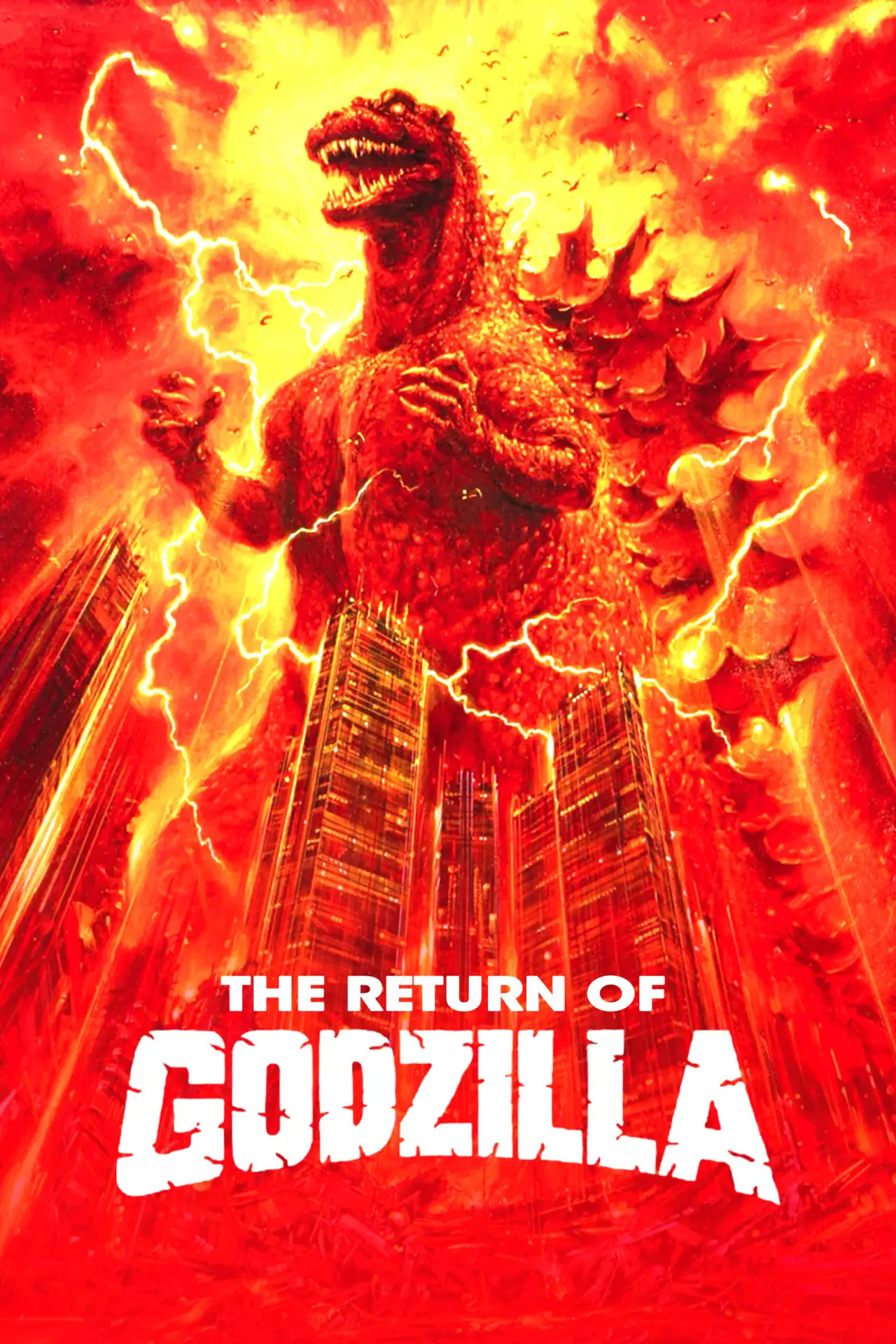Plakat filmowy "Powrót Godzilli"