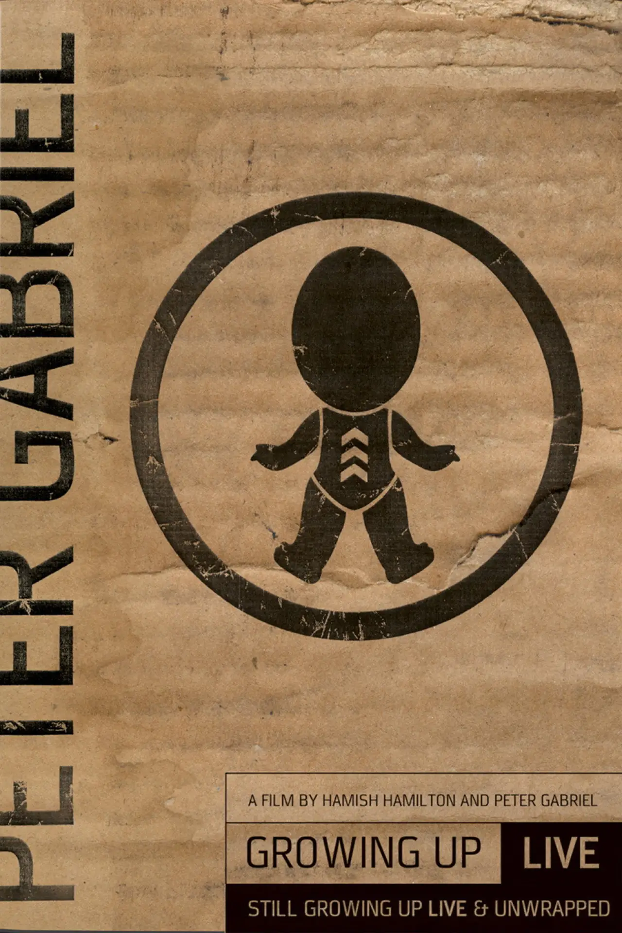 Plakat filmowy "Peter Gabriel: Growing Up - Live & Unwrapped"