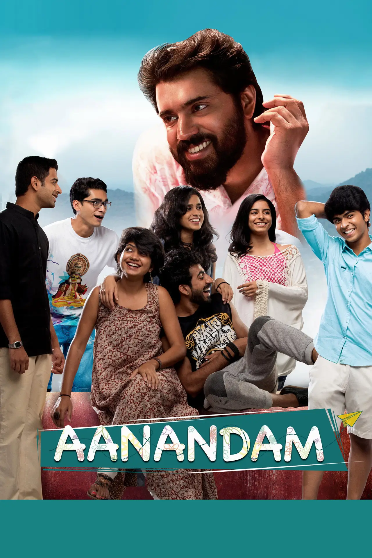 Plakat filmowy "ആനന്ദം"