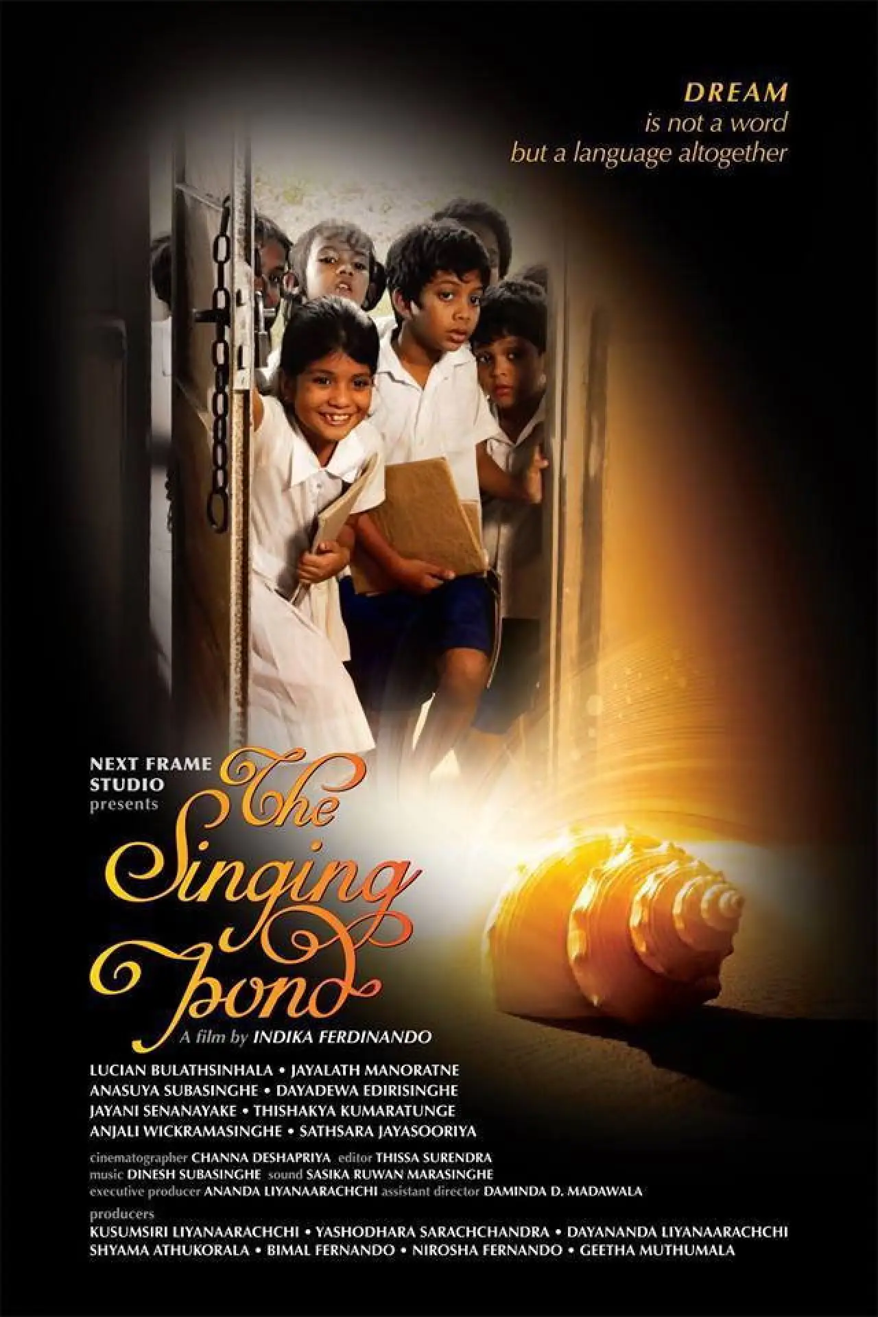 Plakat filmowy "හෝ ගානා පොකුණ"