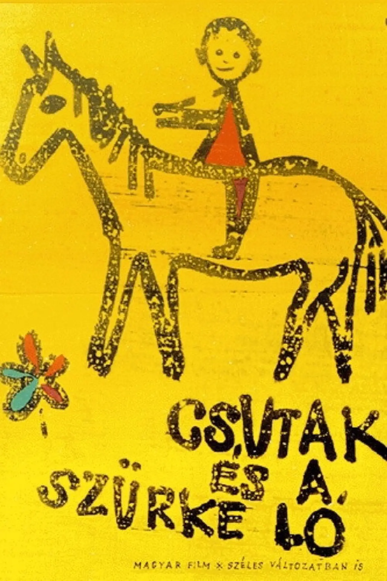 Plakat filmowy "Csutak és a szürke ló"