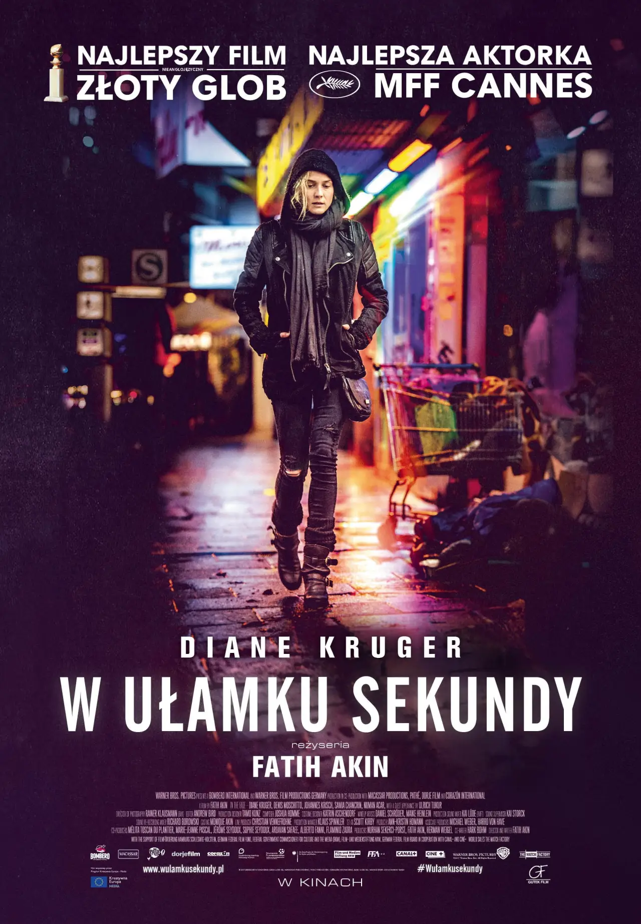 Plakat filmowy "W ułamku sekundy"