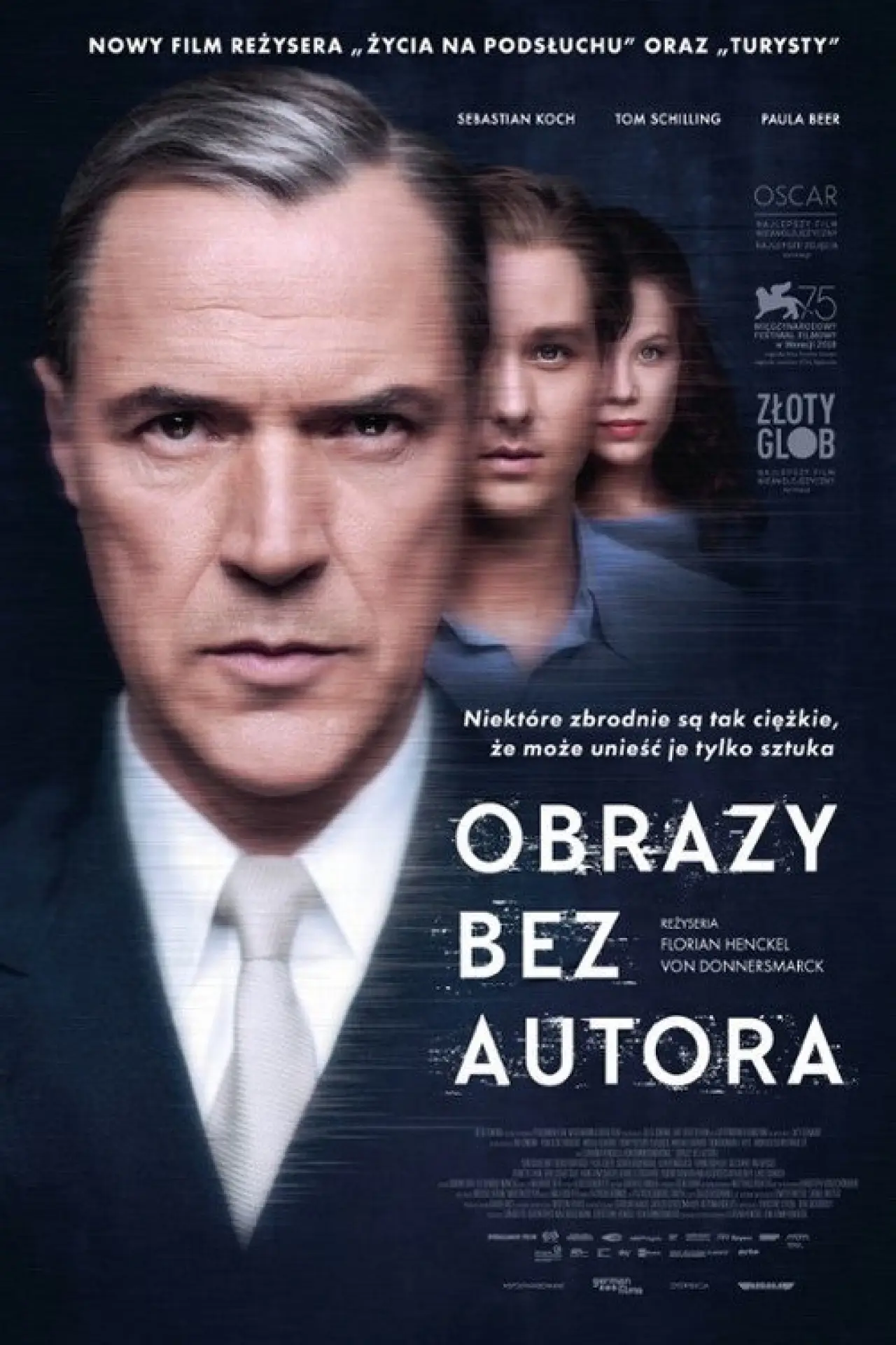Plakat filmowy "Obrazy bez autora"