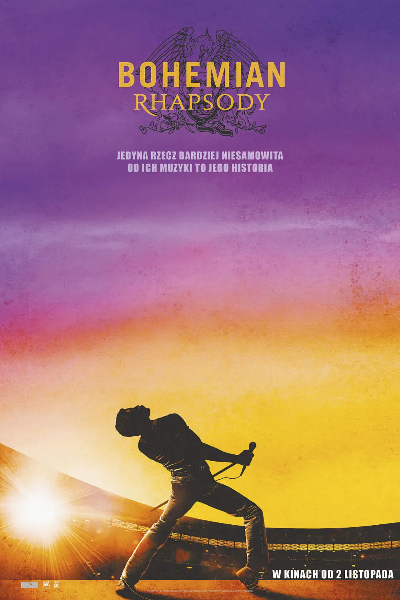 Plakat filmowy "Bohemian Rhapsody"