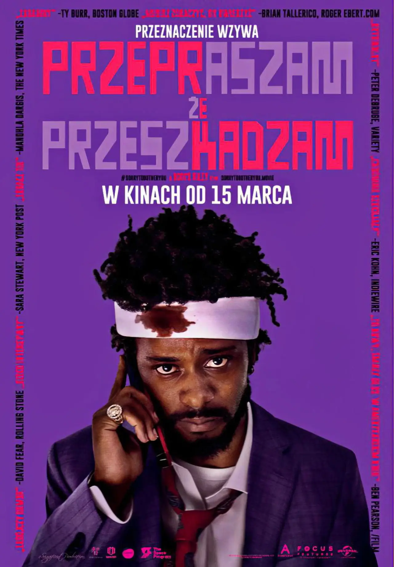 Plakat filmowy "Przepraszam, że przeszkadzam"