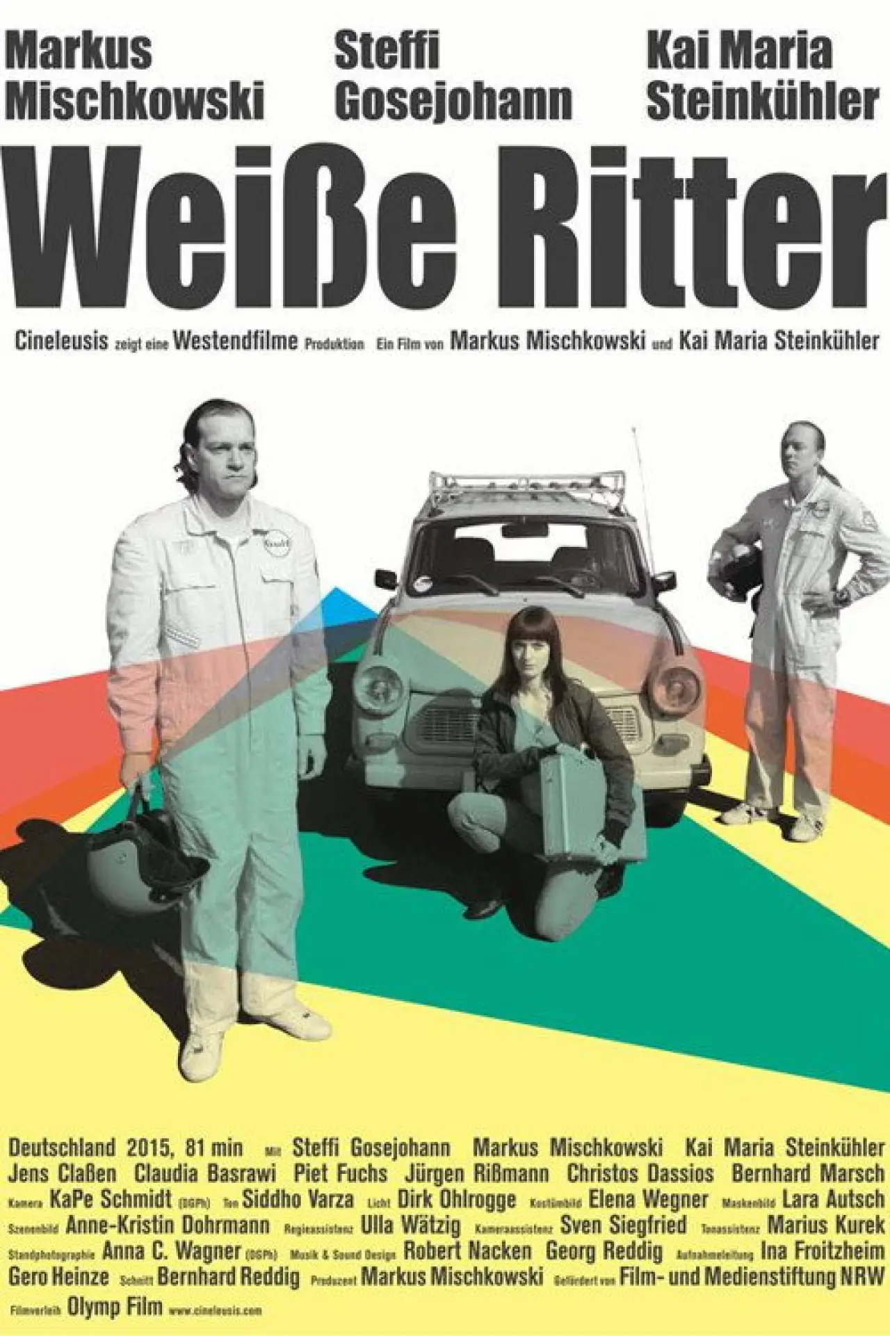 Plakat filmowy "Weiße Ritter"