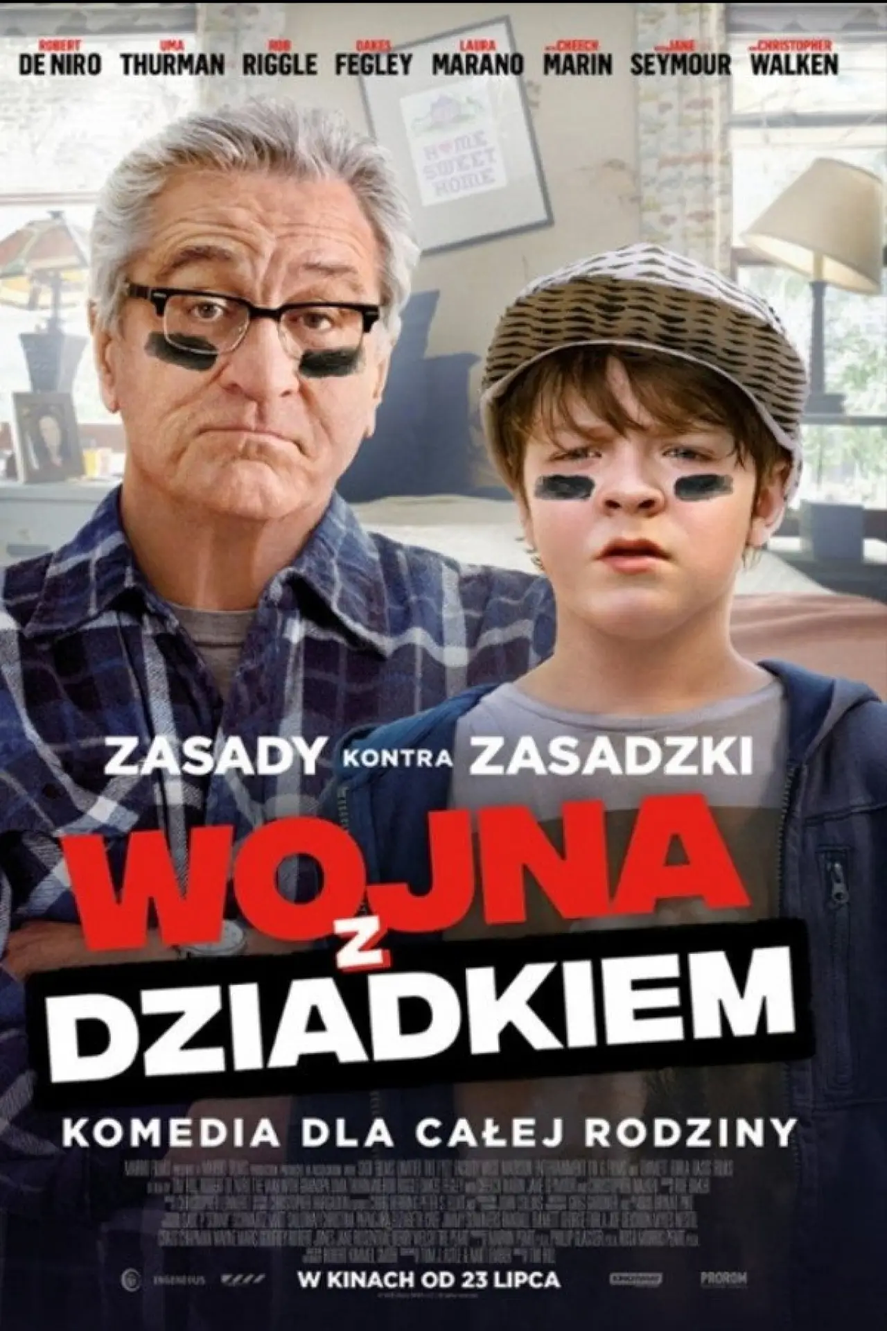 Plakat filmowy "Wojna z dziadkiem"