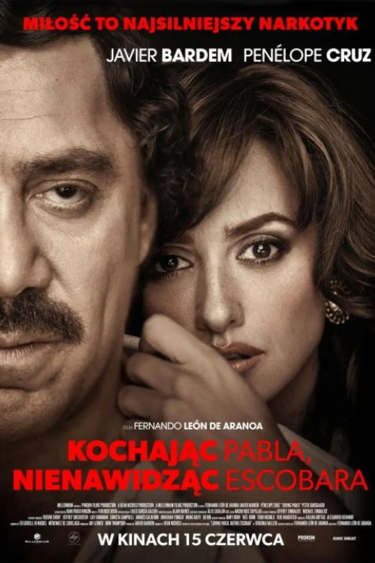 Plakat filmowy "Kochając Pabla, nienawidząc Escobara"
