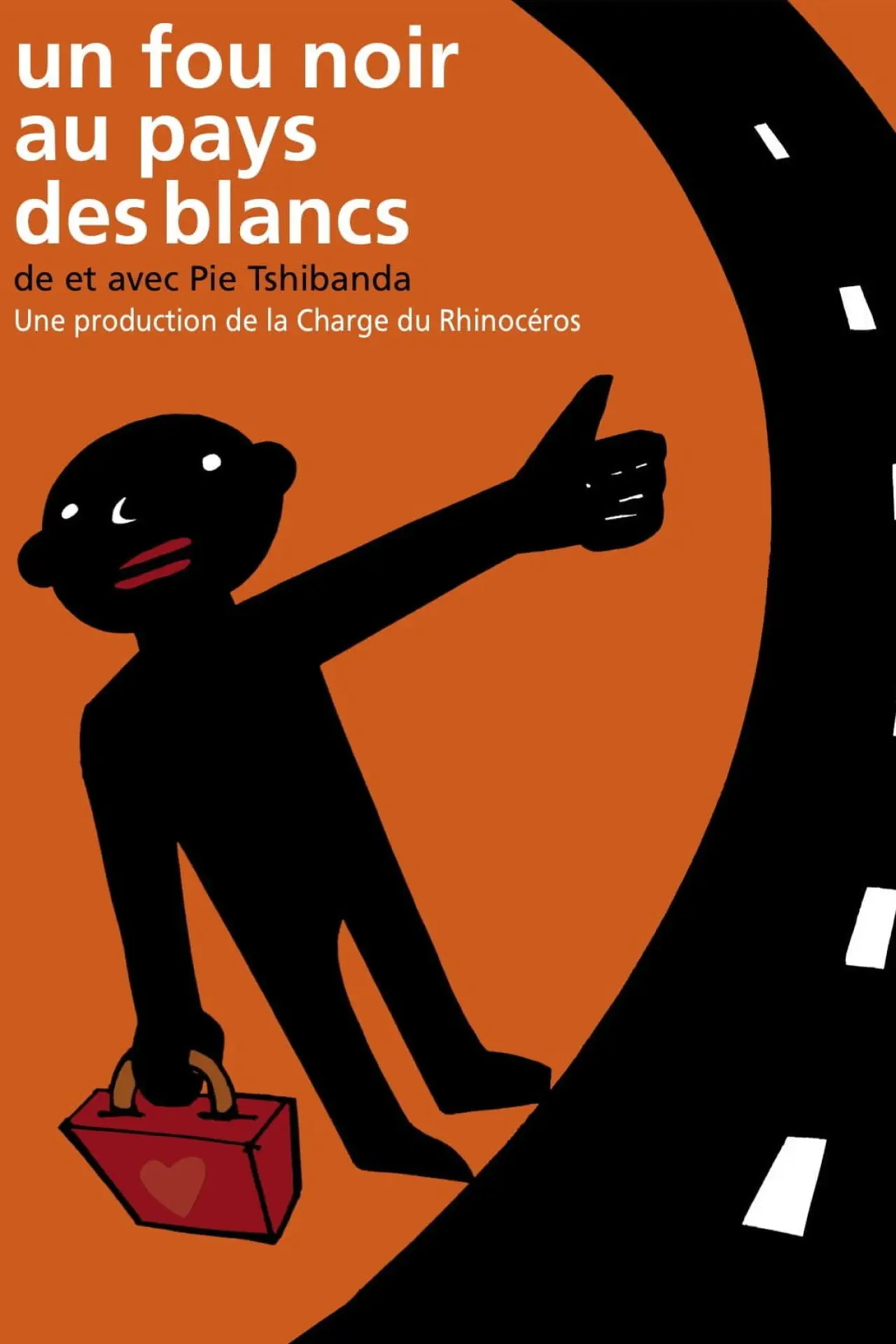 Plakat filmowy "Un fou noir au pays des blancs"