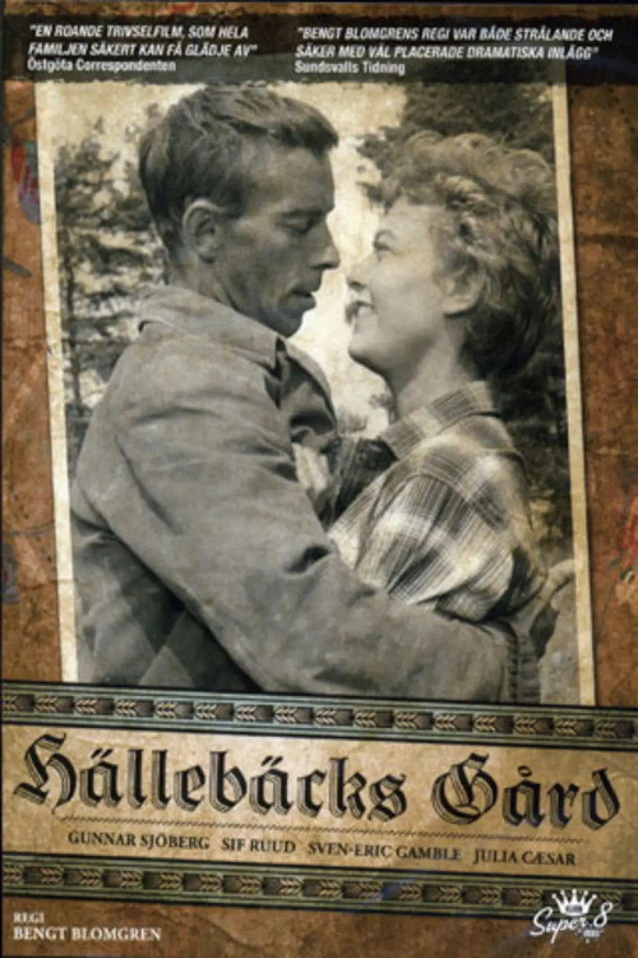 Plakat filmowy "Hällebäcks gård"
