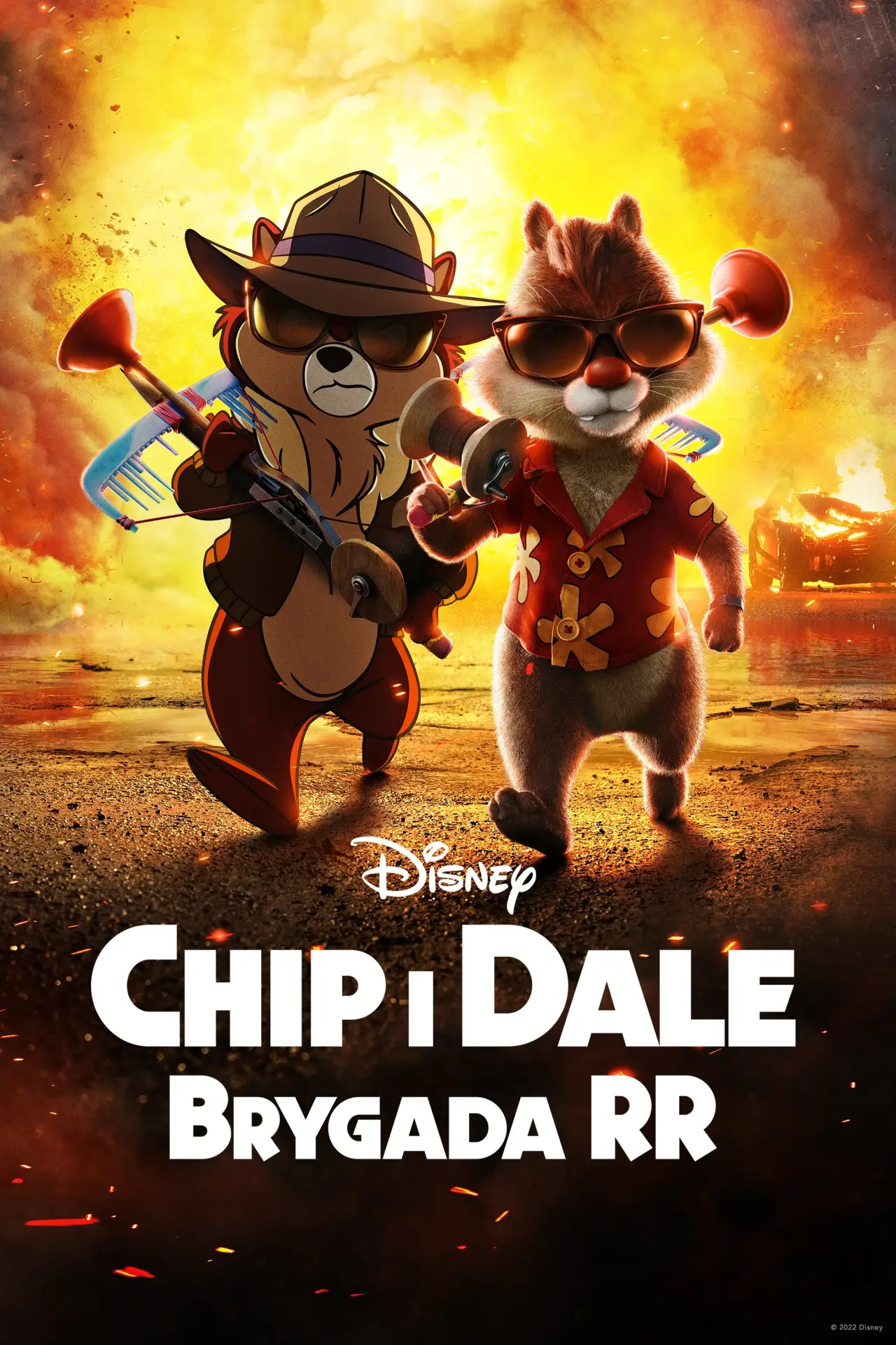 Plakat filmowy "Chip i Dale: Brygada RR"