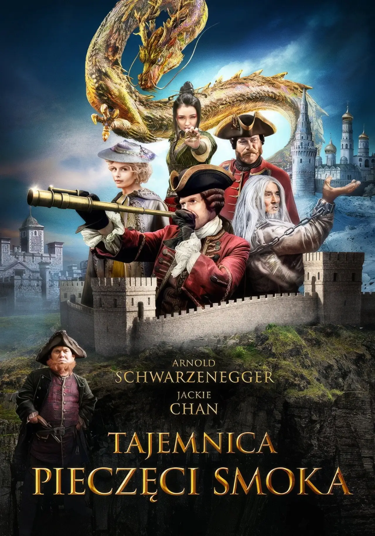 Plakat filmowy "Tajemnica pieczęci smoka"