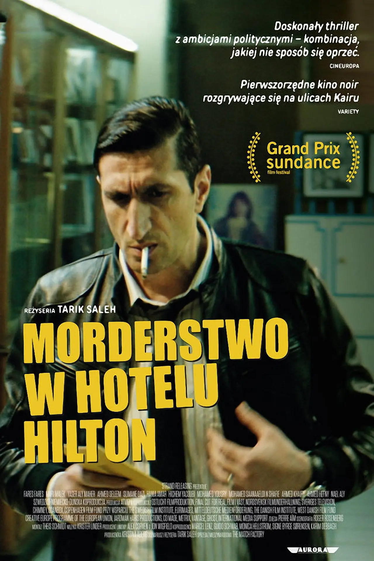 Plakat filmowy "Morderstwo w hotelu Hilton"