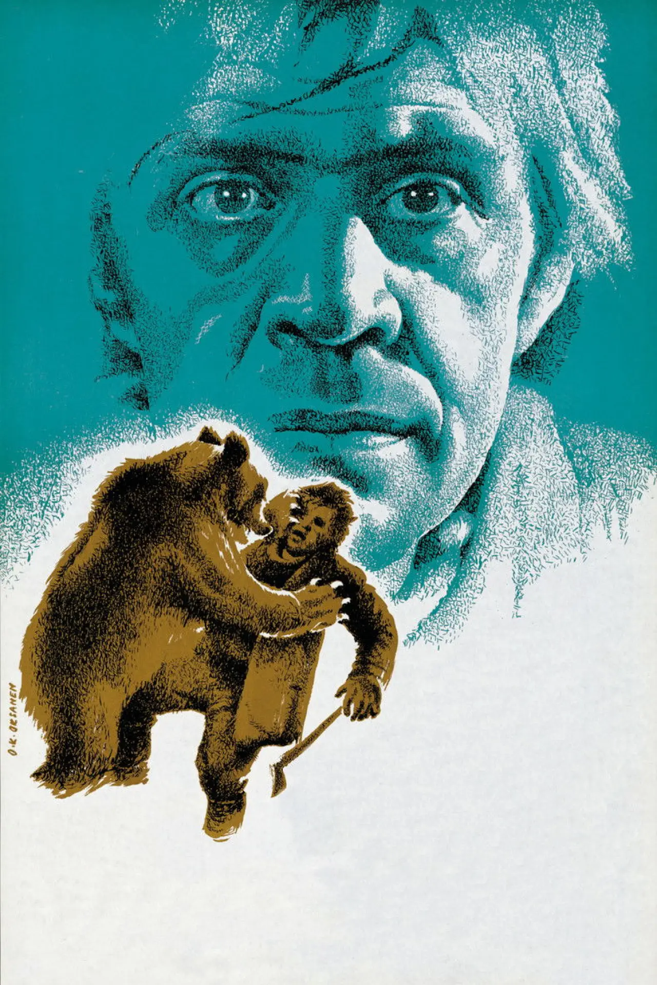 Plakat filmowy "Punainen viiva"