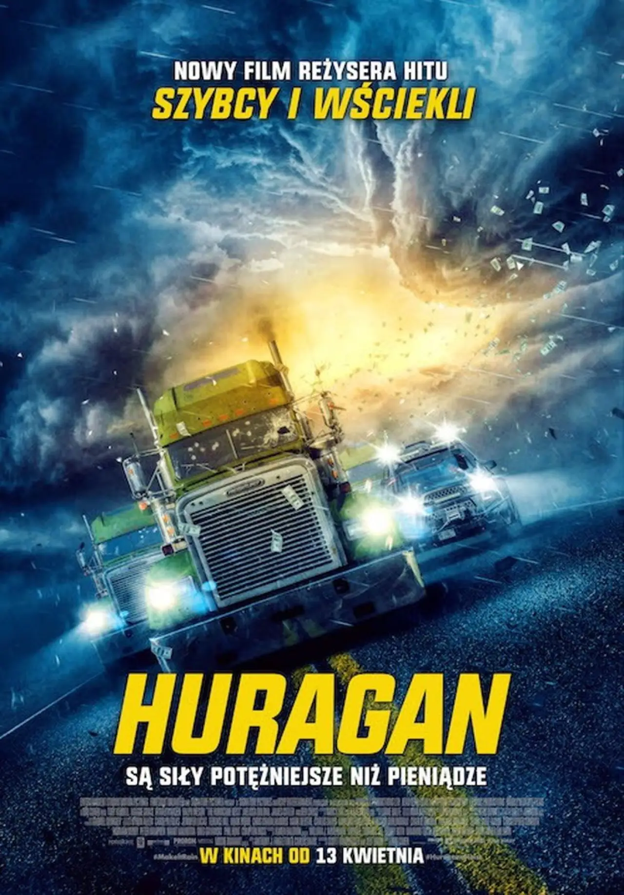 Plakat filmowy "Huragan"