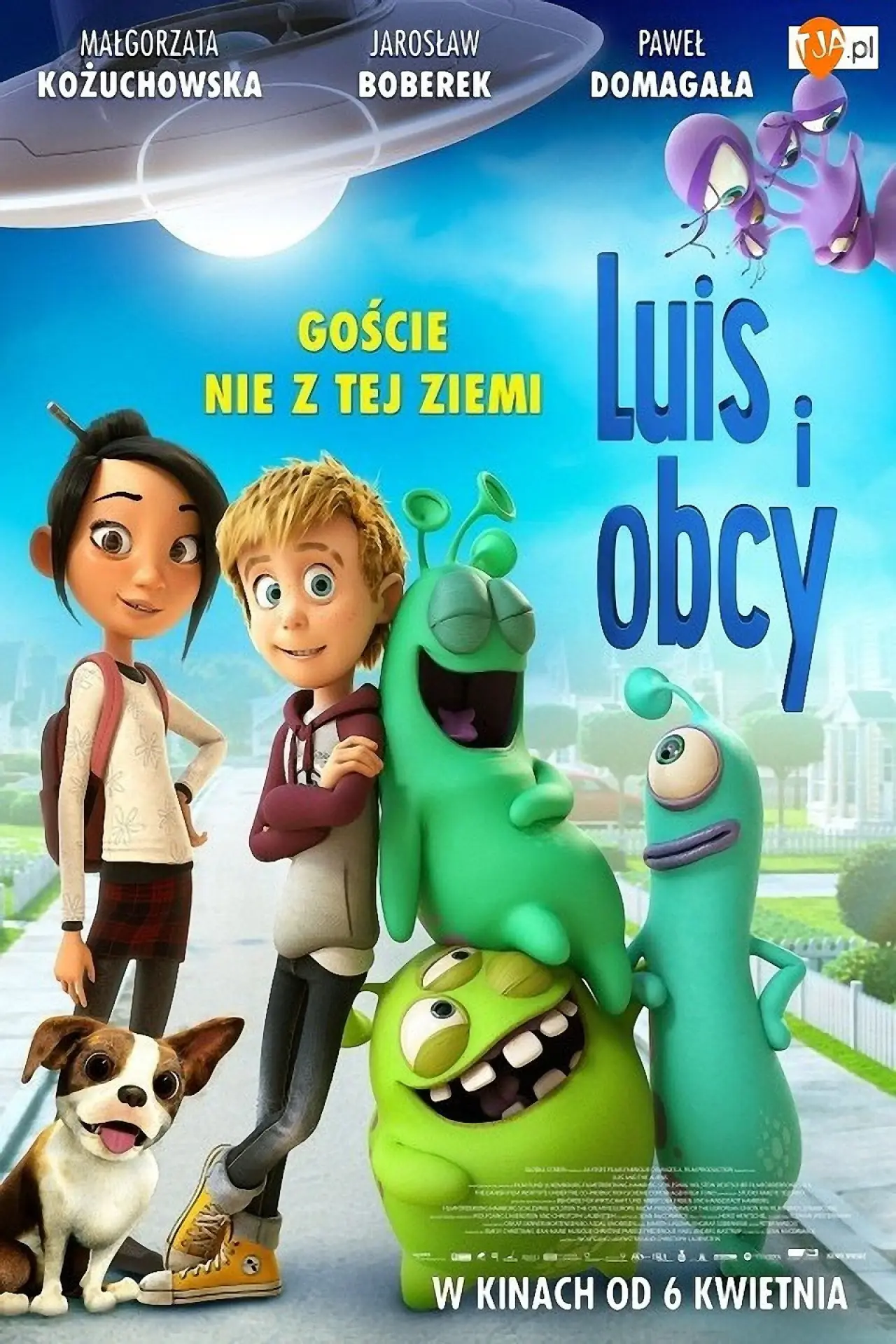 Plakat filmowy "Luis i obcy"
