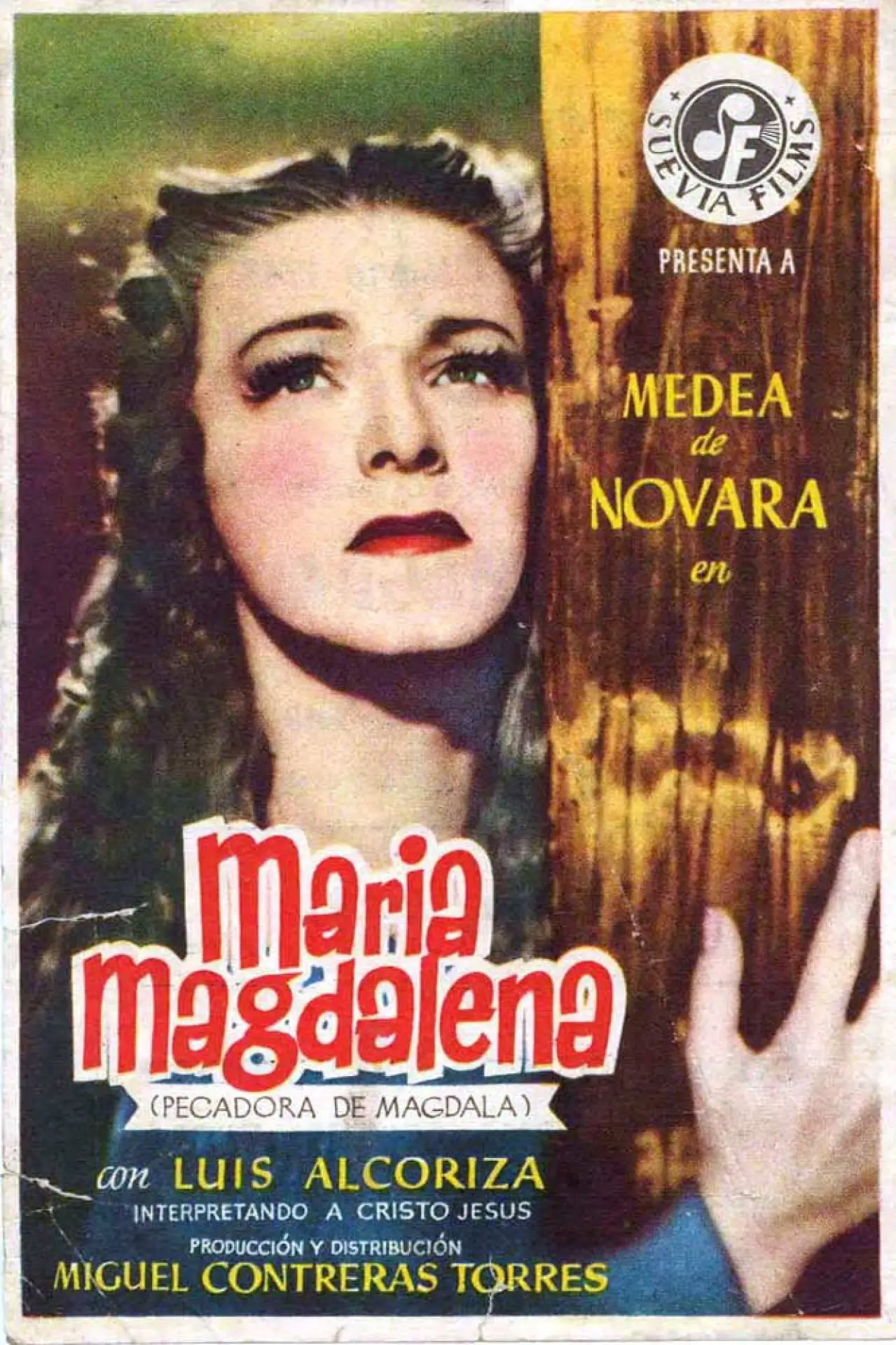 Plakat filmowy "María Magdalena, pecadora de Magdala"