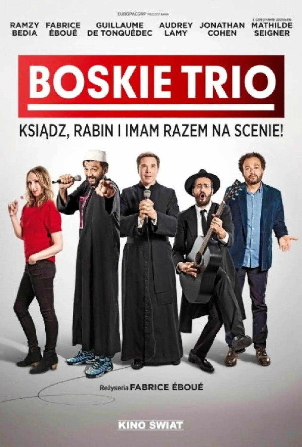Plakat filmowy "Boskie trio"