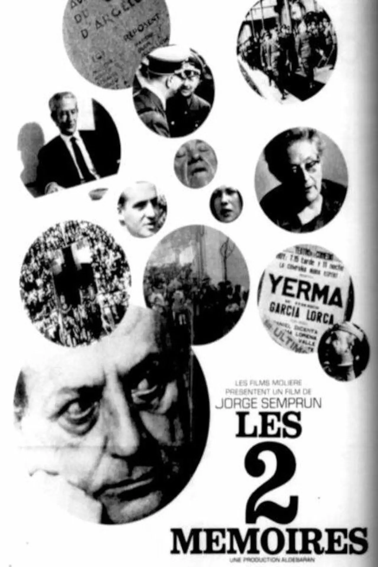 Plakat filmowy "Les Deux mémoires"