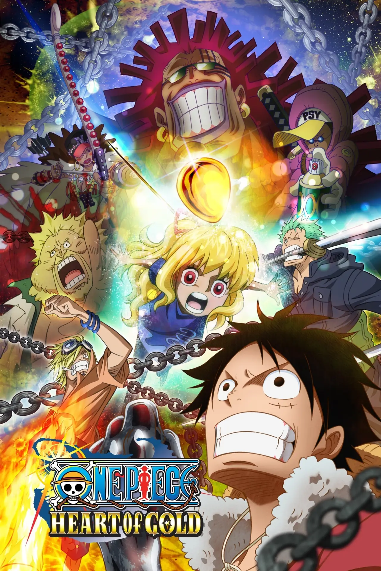 Plakat filmowy "ワンピース～ハート オブ ゴールド～"