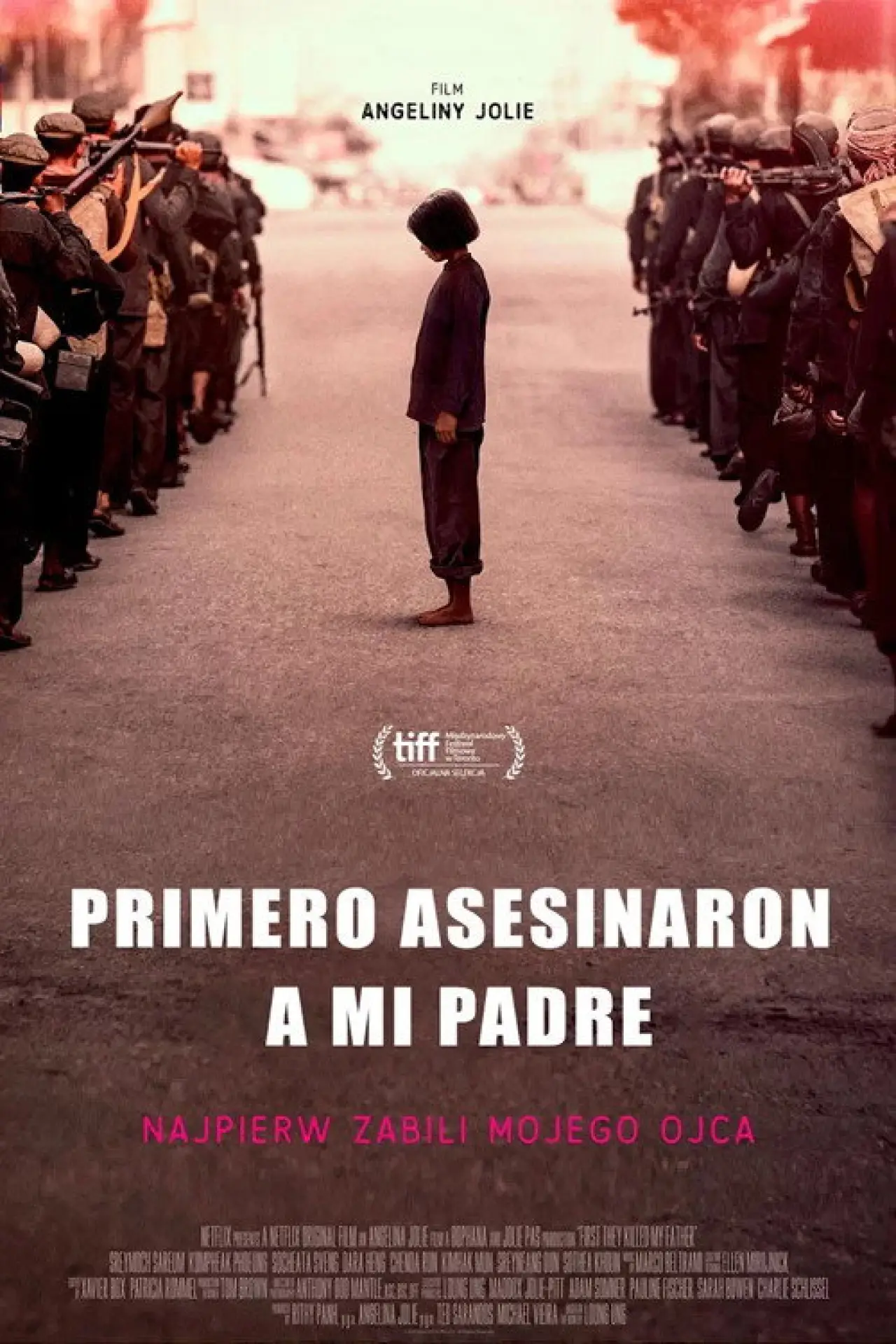 Plakat filmowy "Najpierw zabili mojego ojca"