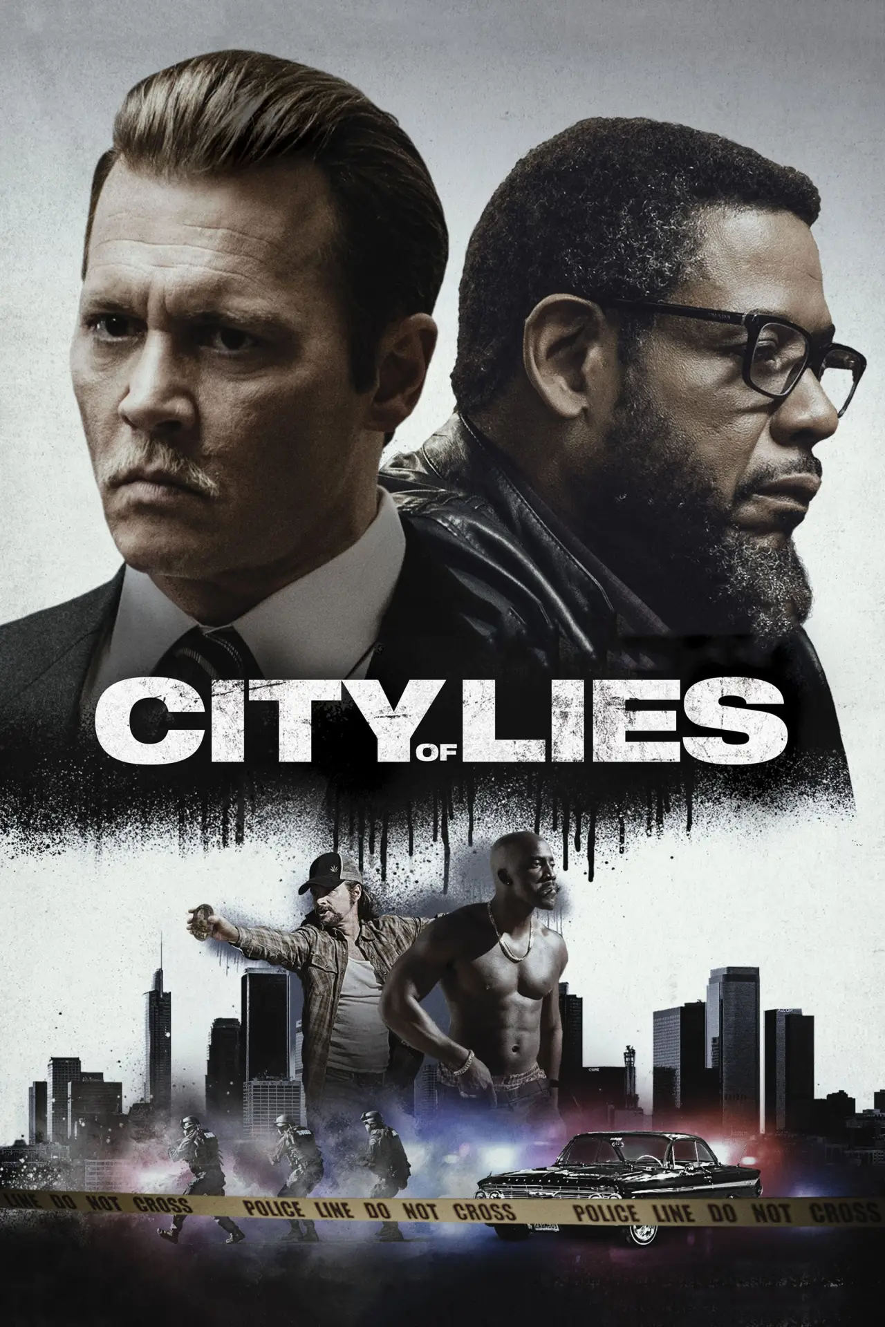 Plakat filmowy "Miasto kłamstw"
