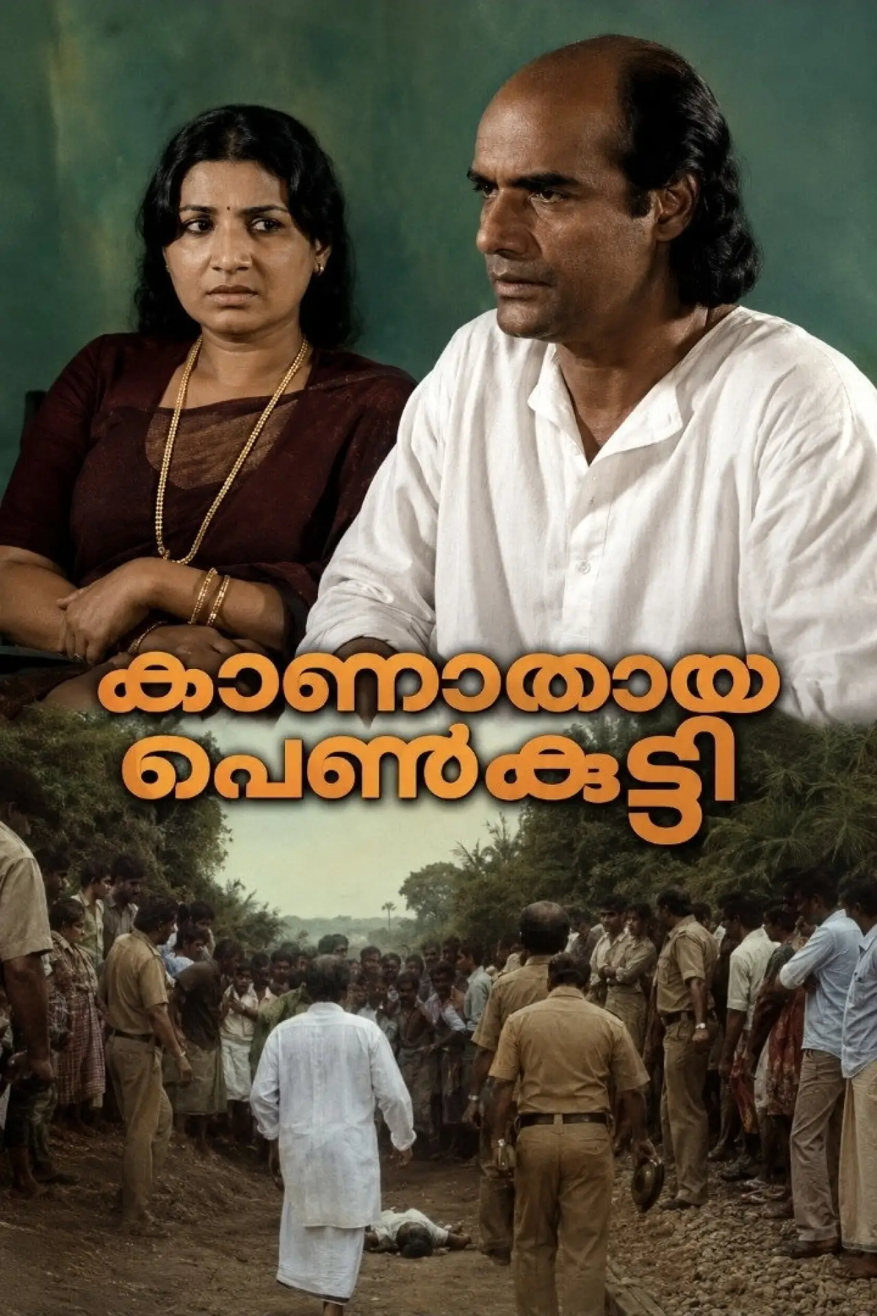 Plakat filmowy "കാണാതായ പെൺകുട്ടി"