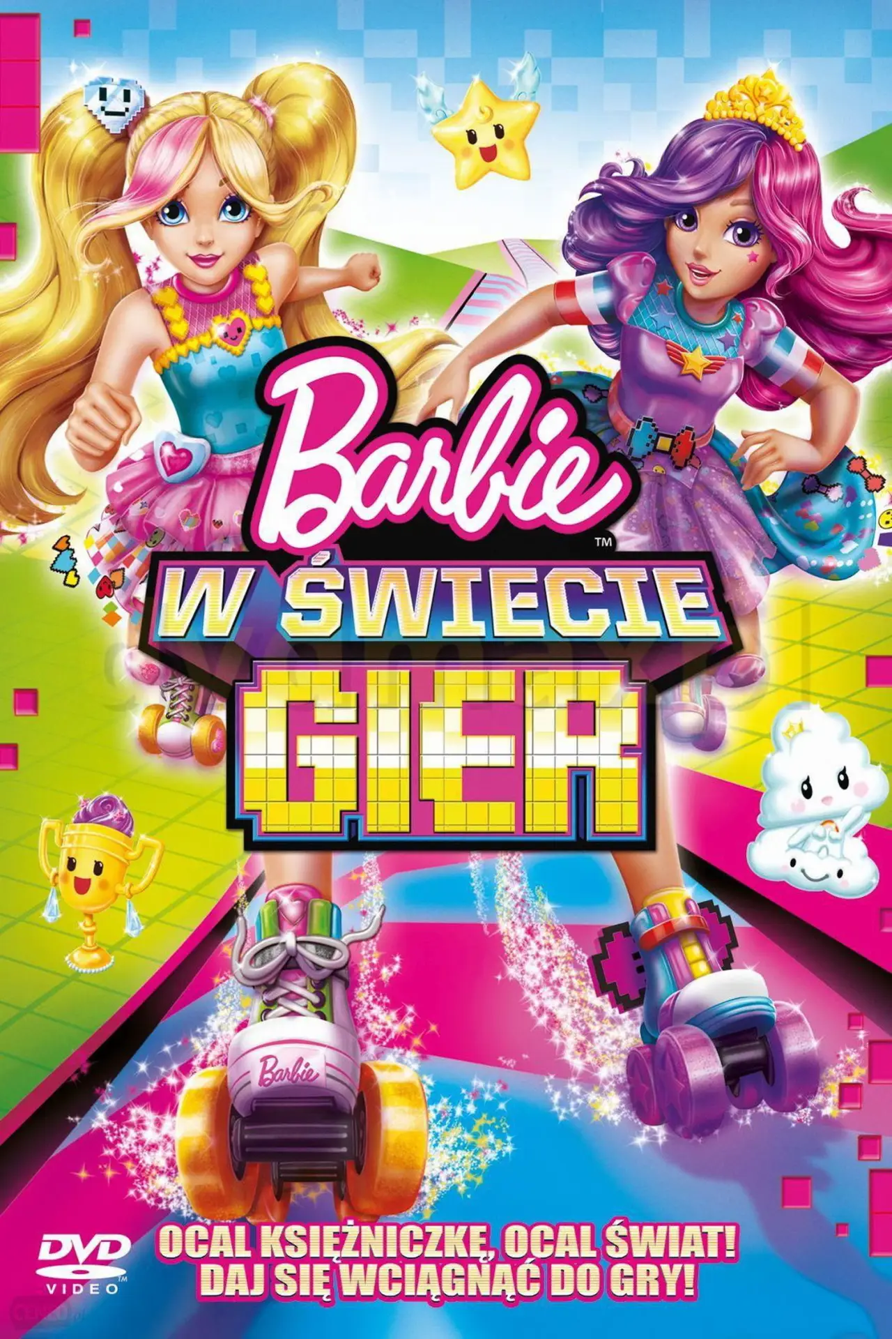 Plakat filmowy "Barbie w świecie gier"