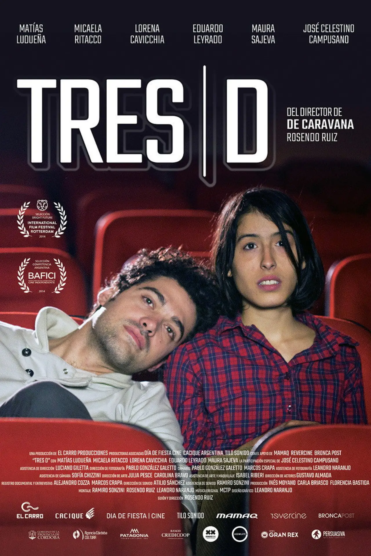 Plakat filmowy "Tres D"
