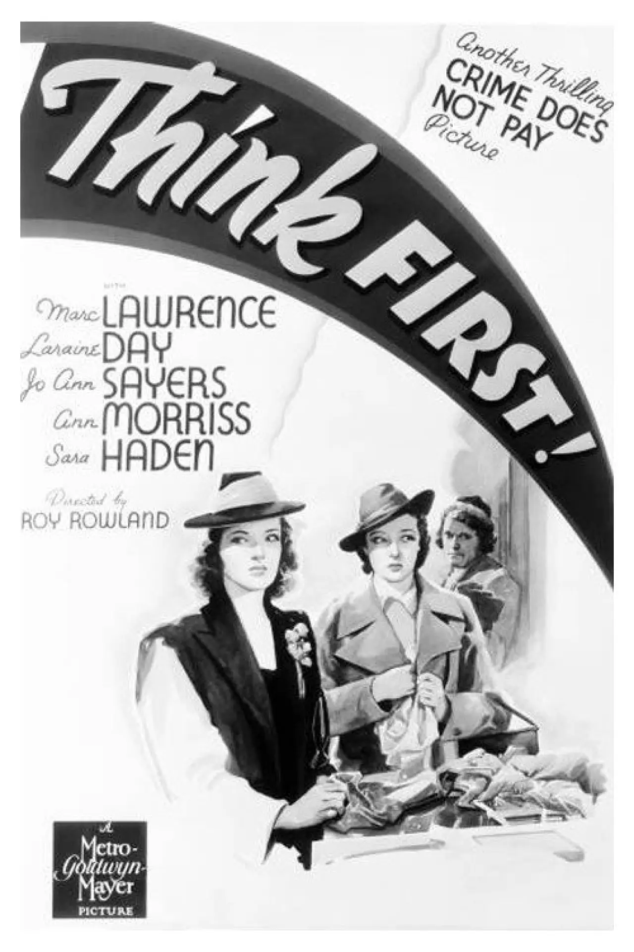 Plakat filmowy "Think First"
