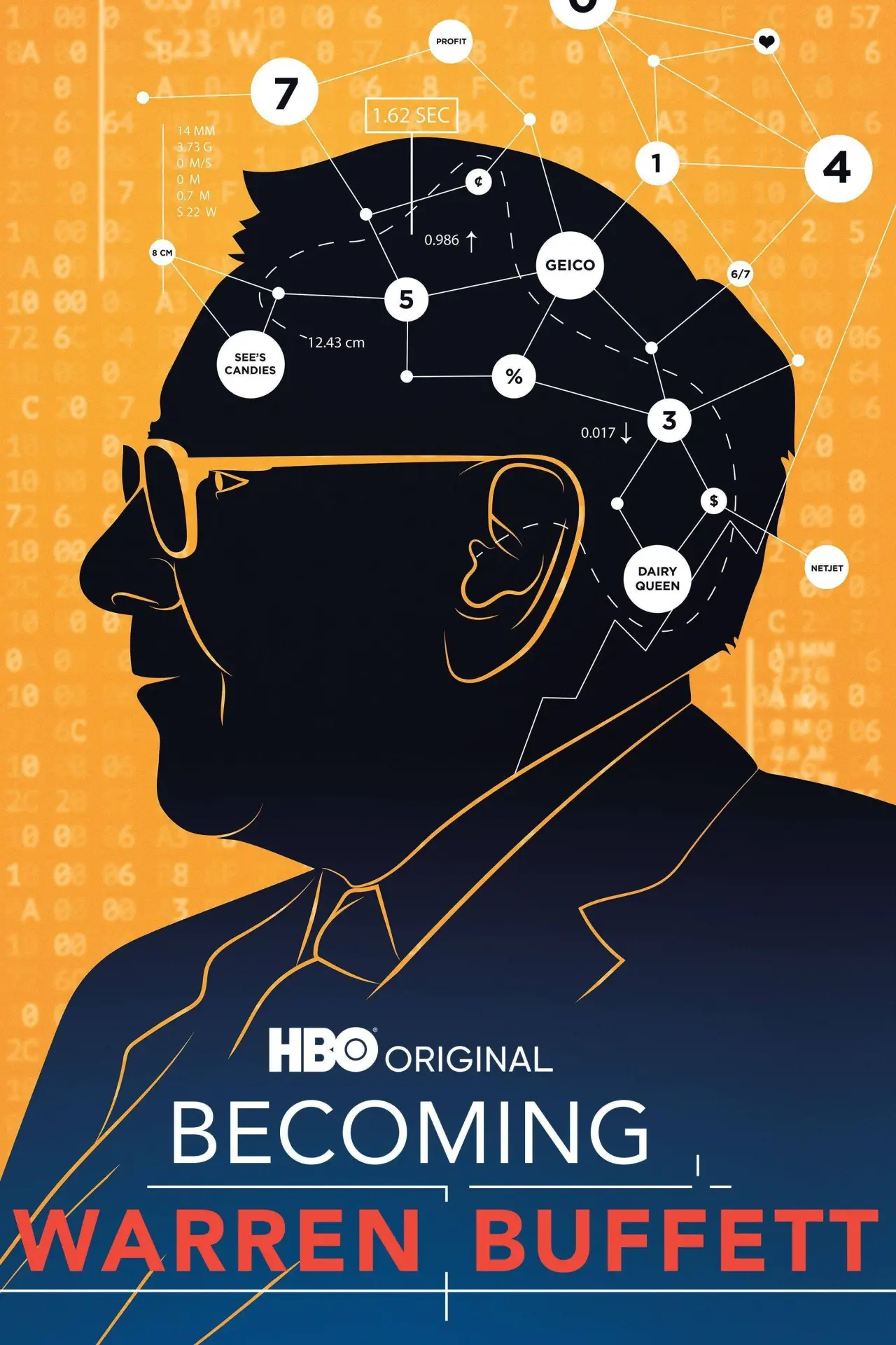 Plakat filmowy "Becoming Warren Buffett"