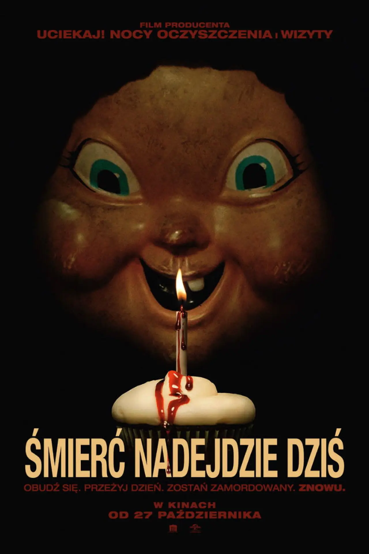 Plakat filmowy "Śmierć nadejdzie dziś"