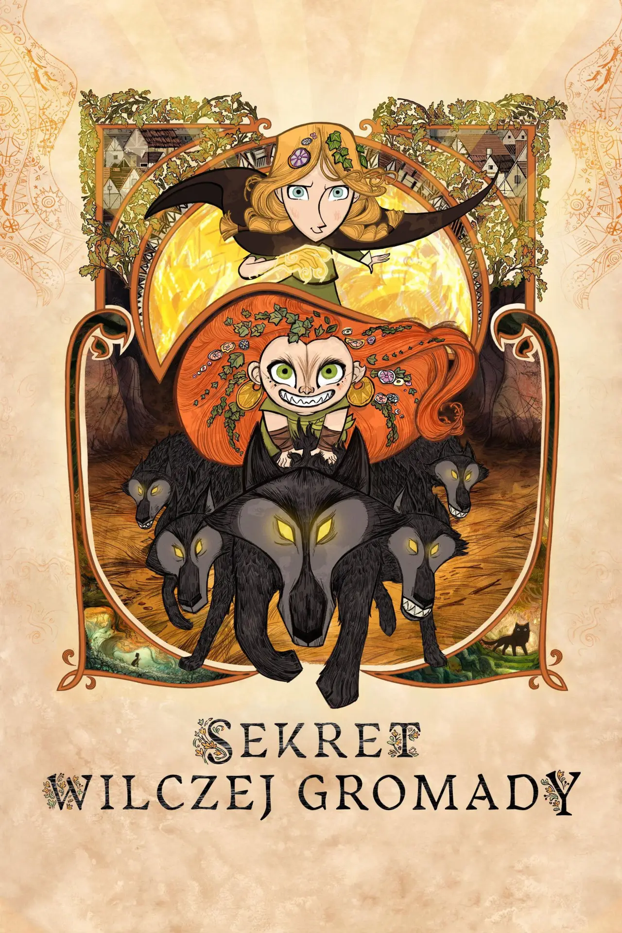 Plakat filmowy "Sekret wilczej gromady"