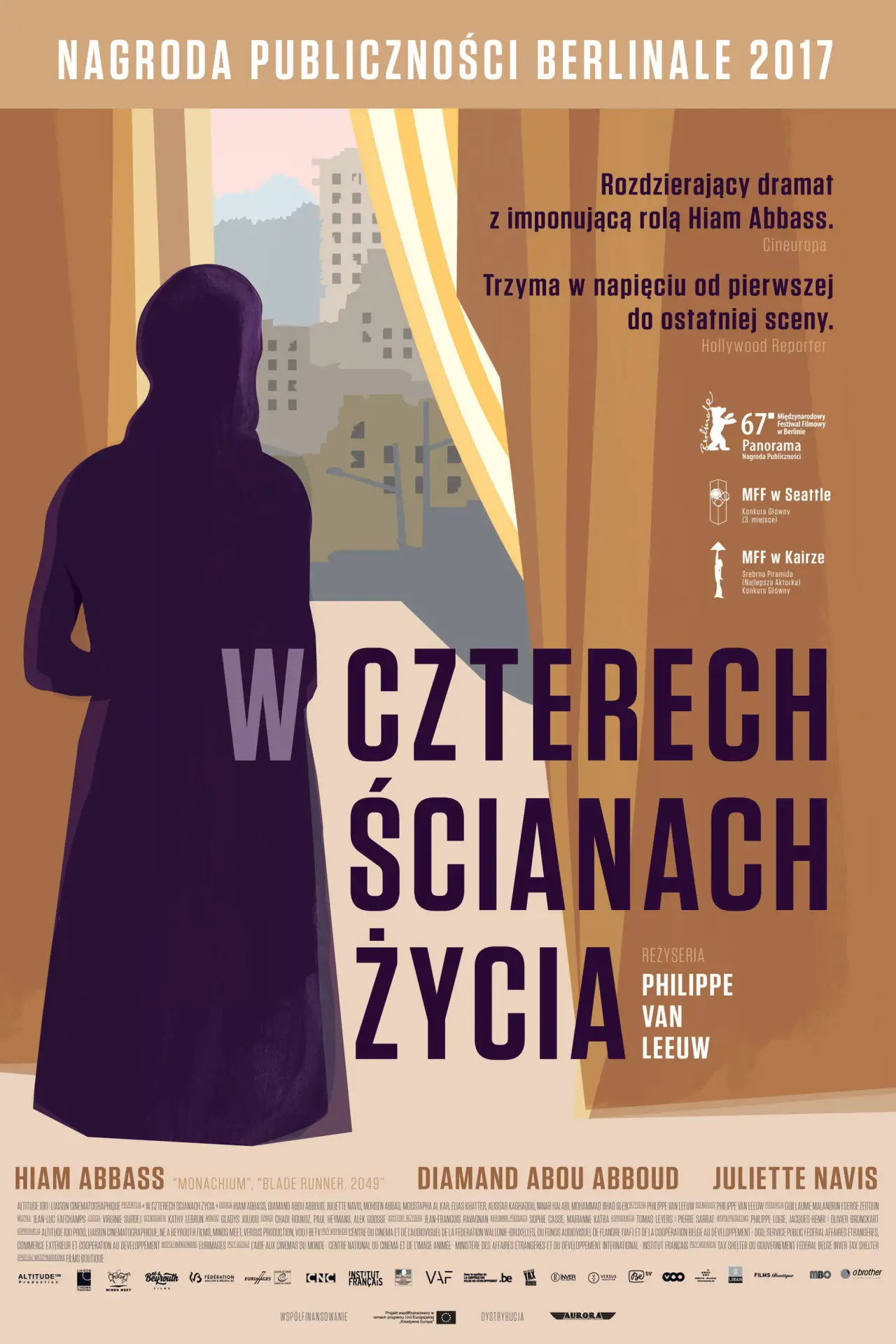Plakat filmowy "W czterech ścianach życia"