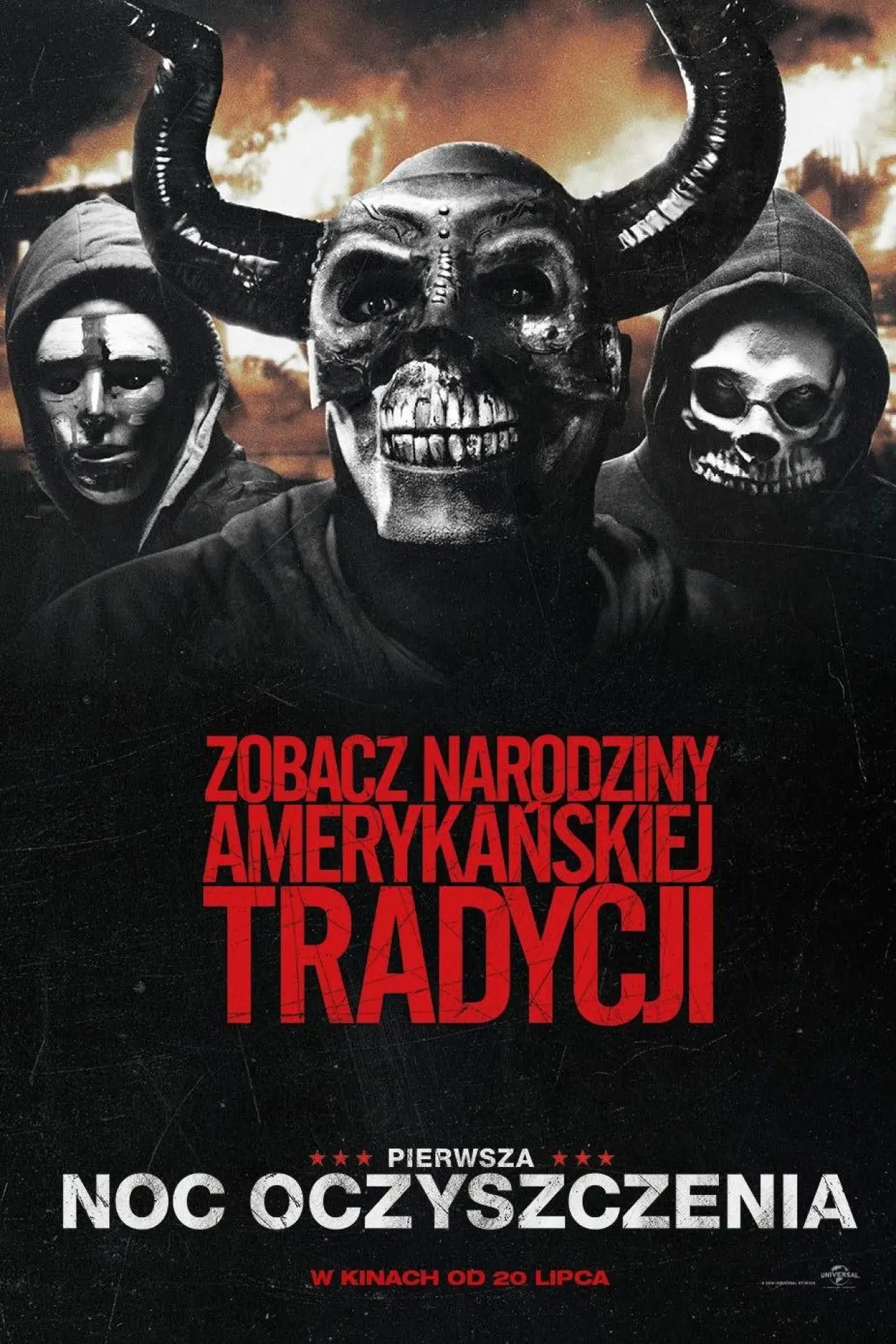 Plakat filmowy "Pierwsza Noc Oczyszczenia"