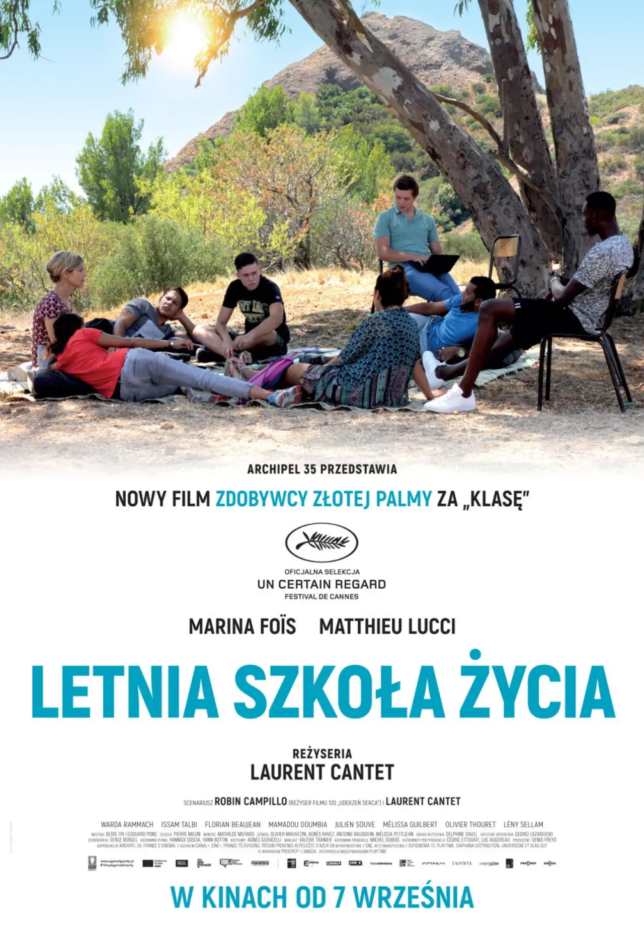 Plakat filmowy "Letnia szkoła życia"