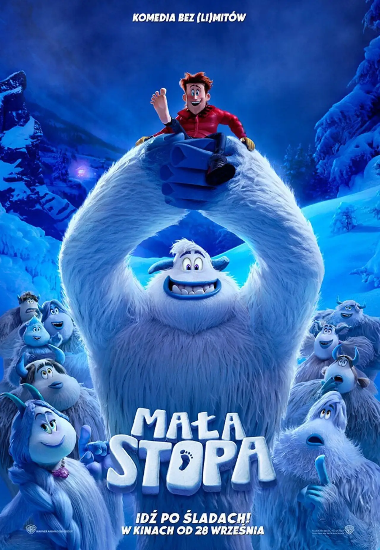 Plakat filmowy "Mała Stopa"