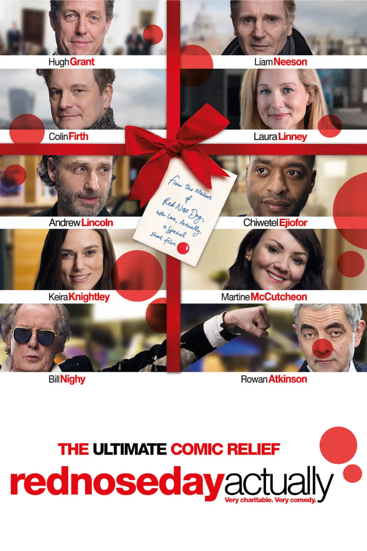 Plakat filmowy "Red Nose Day Actually"