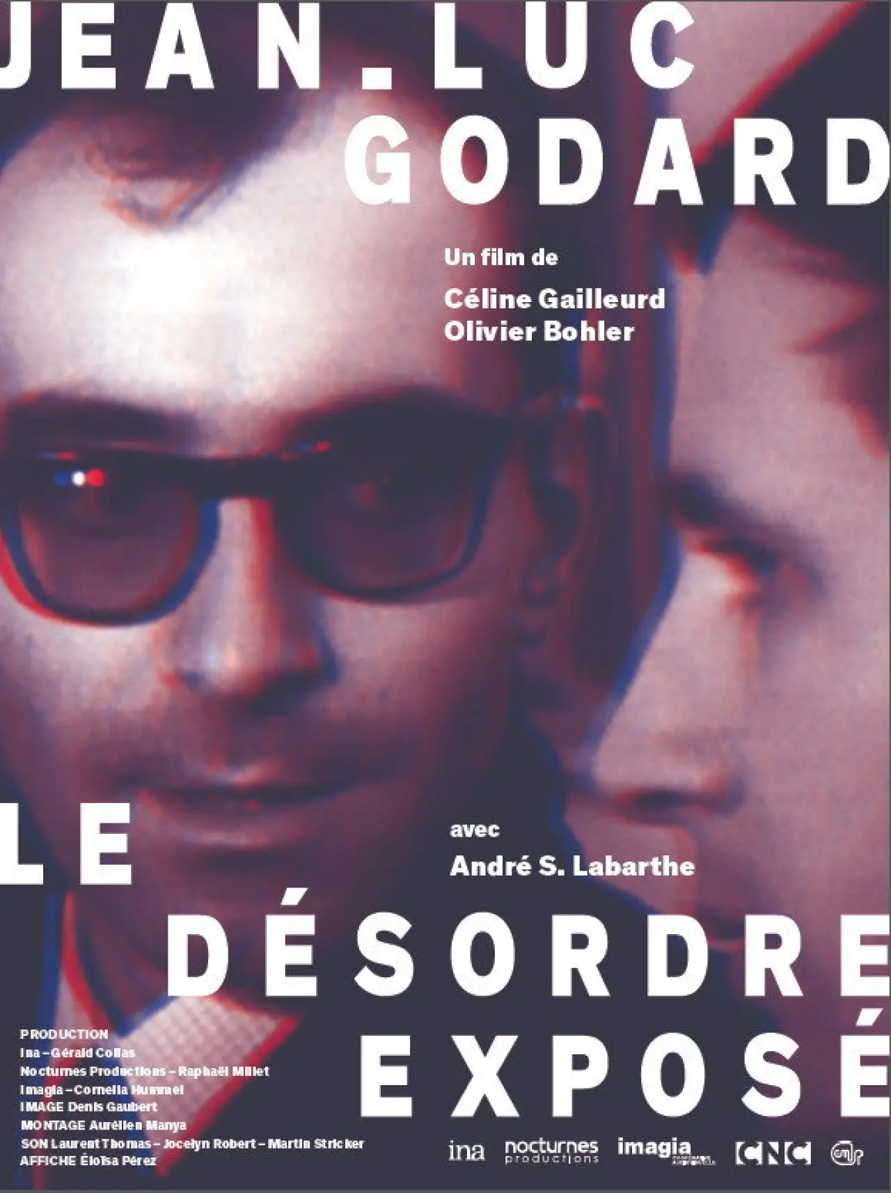 Plakat filmowy "Jean-Luc Godard, le désordre exposé"