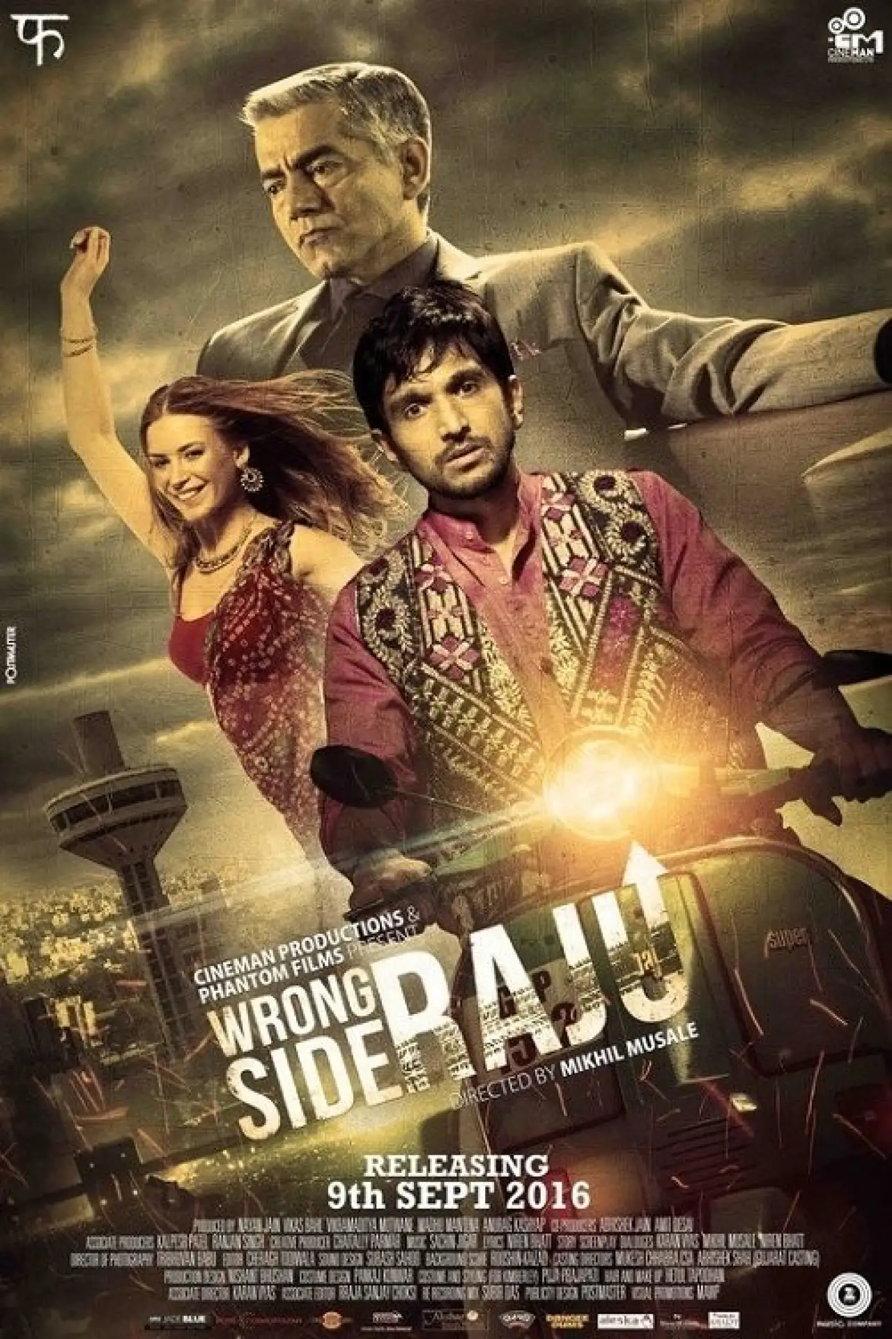 Plakat filmowy "રોંગ સાઈડ રાજુ"