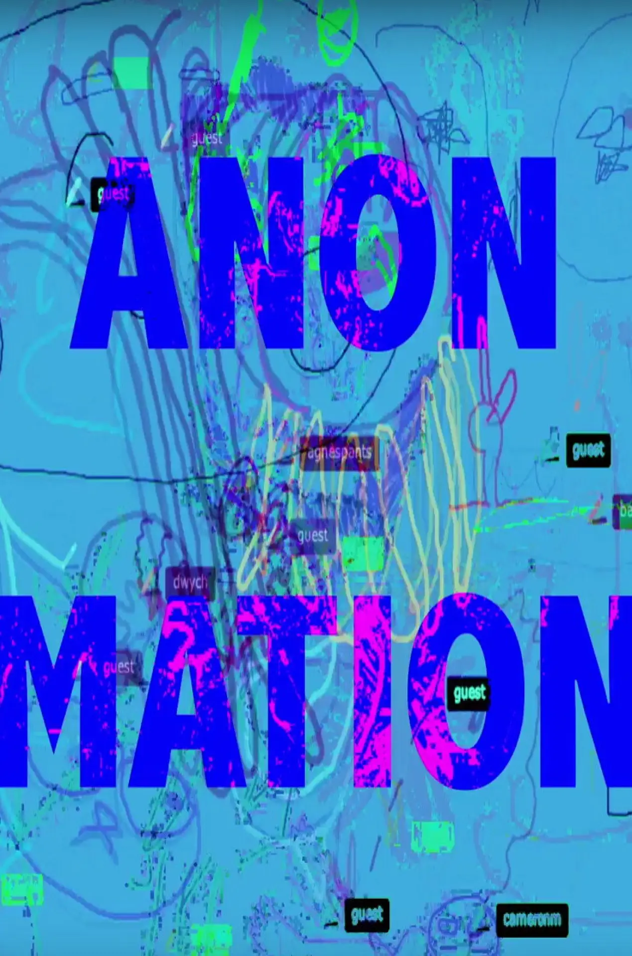 Plakat filmowy "Anon Mation"