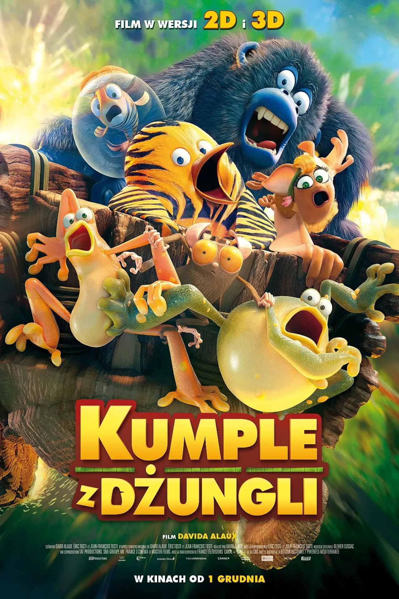 Plakat filmowy "Kumple z dżungli"