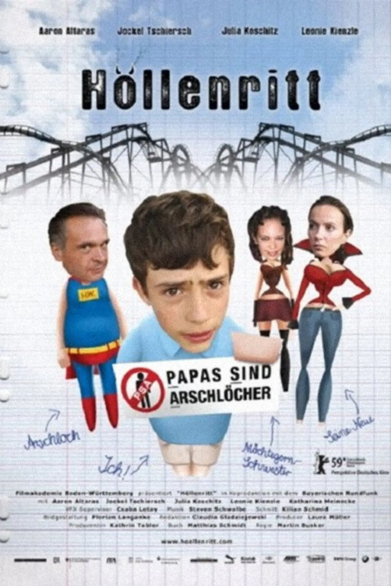 Plakat filmowy "Höllenritt"