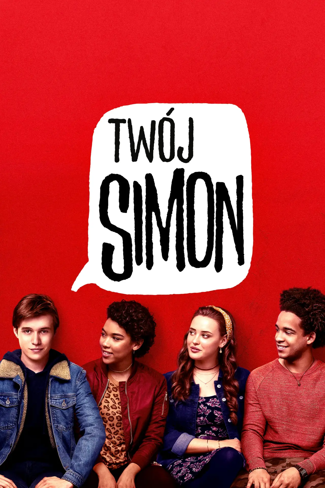 Plakat filmowy "Twój Simon"