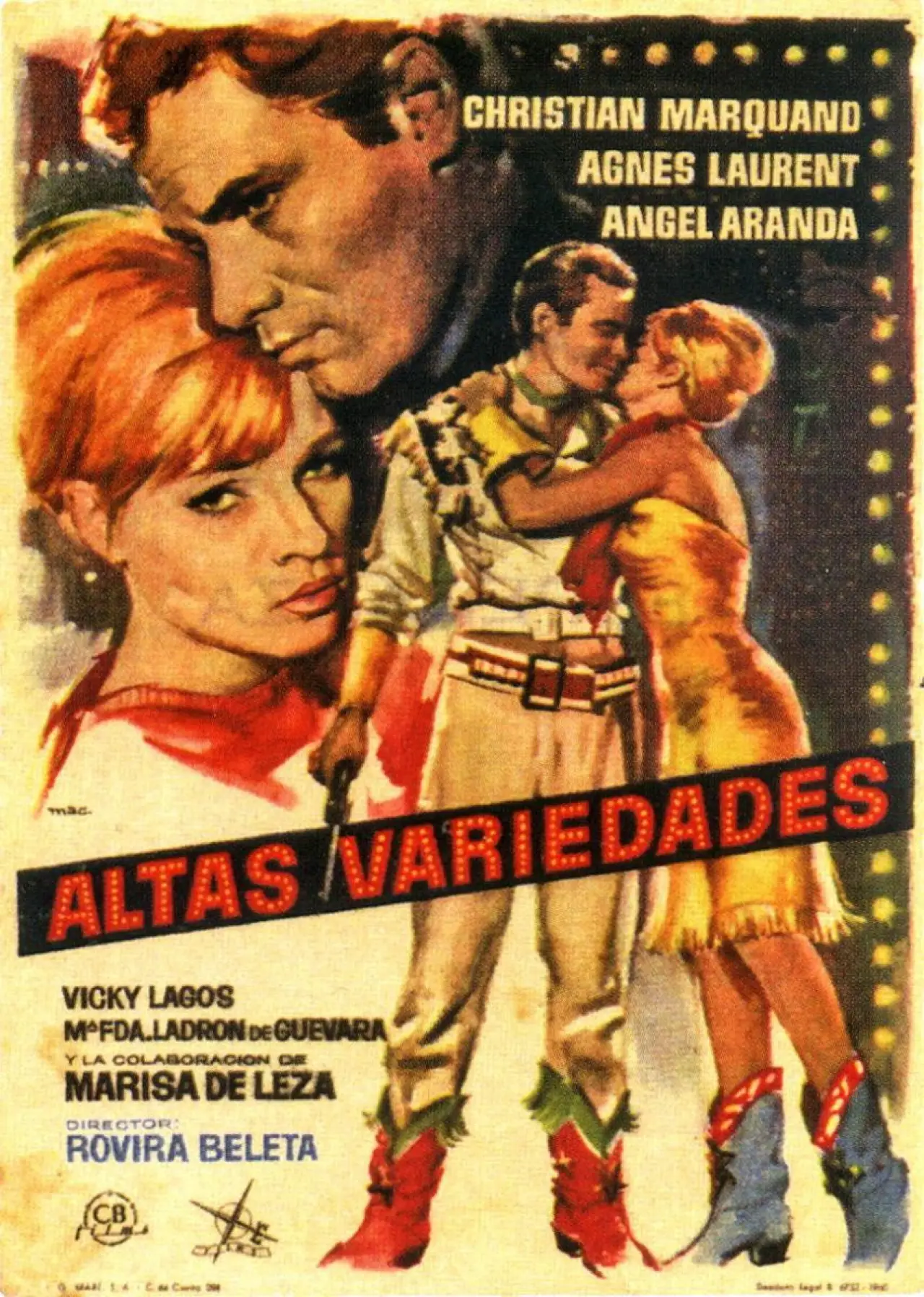 Plakat filmowy "Altas variedades"