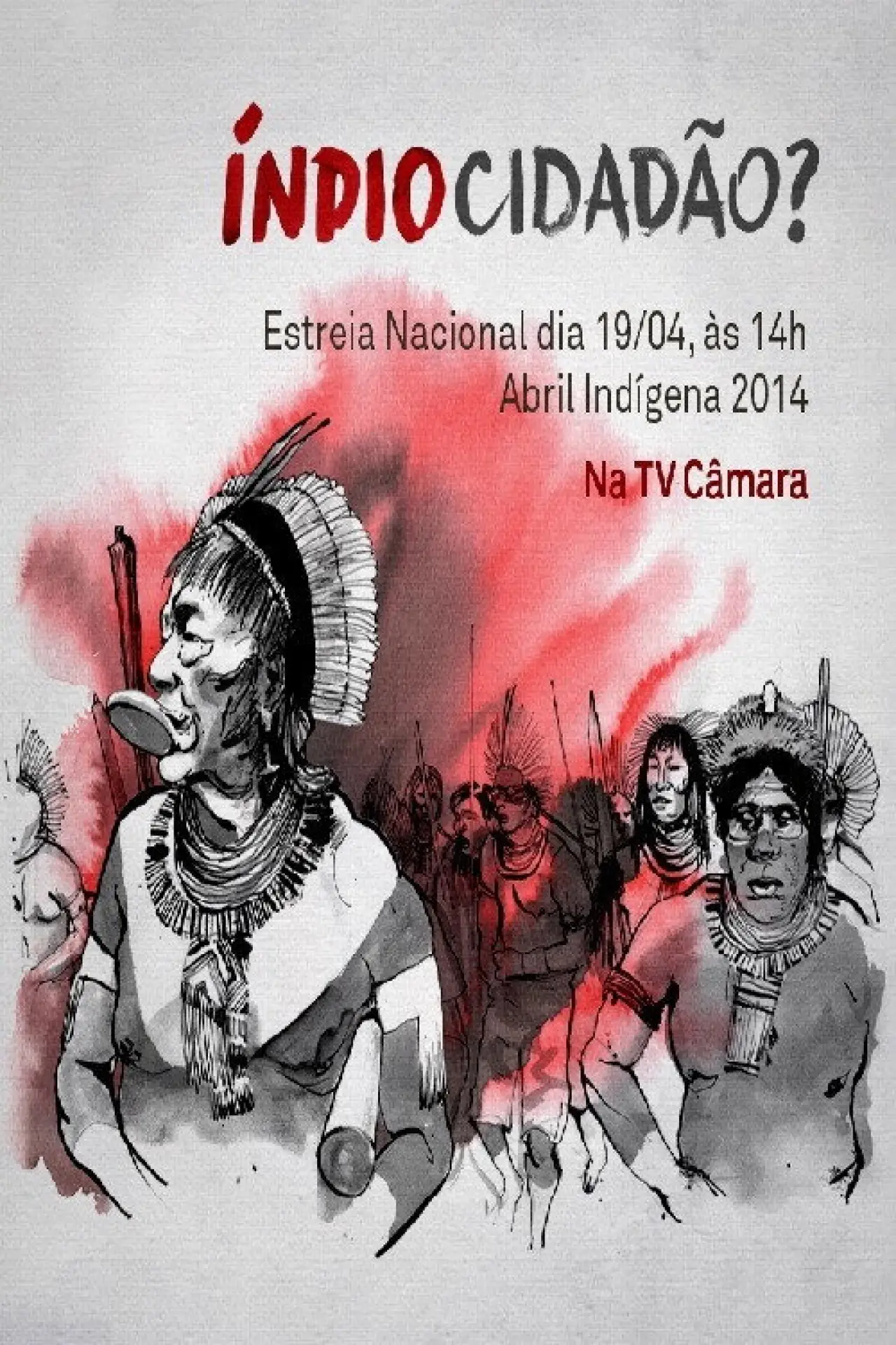 Plakat filmowy "Índio Cidadão?"