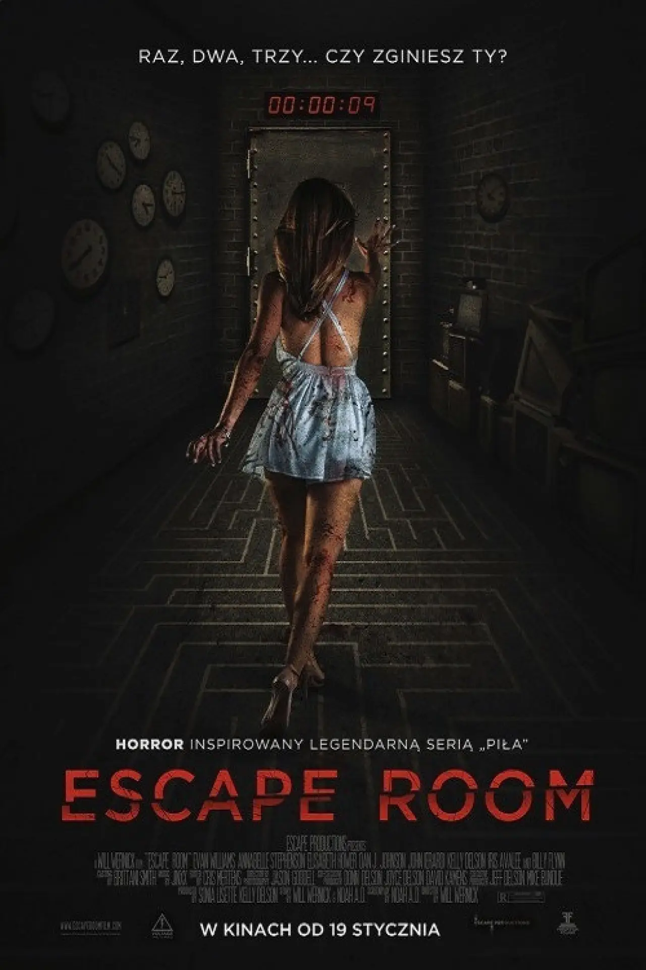 Plakat filmowy "Escape Room"