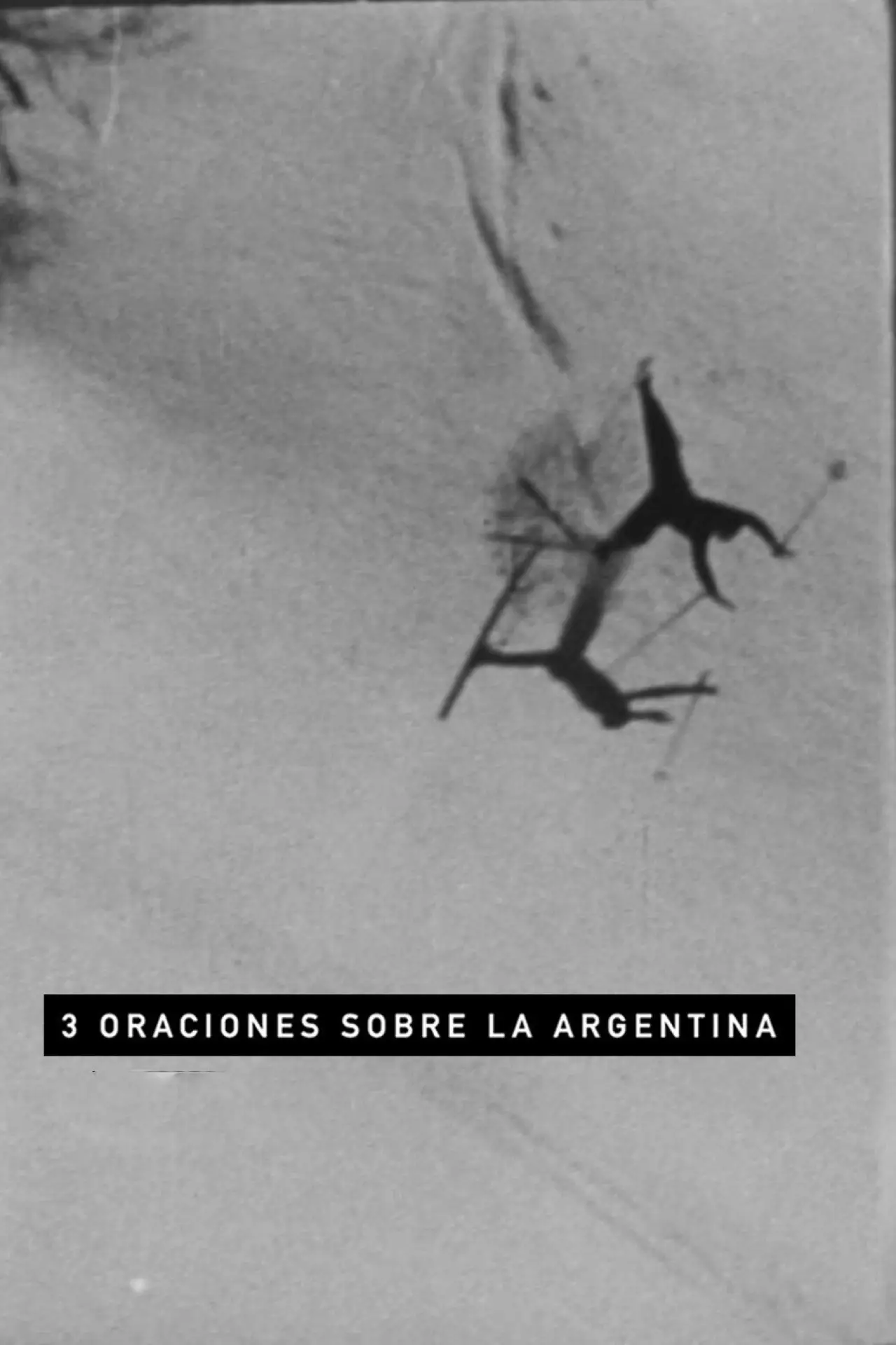 Plakat filmowy "Tres oraciones sobre la Argentina"